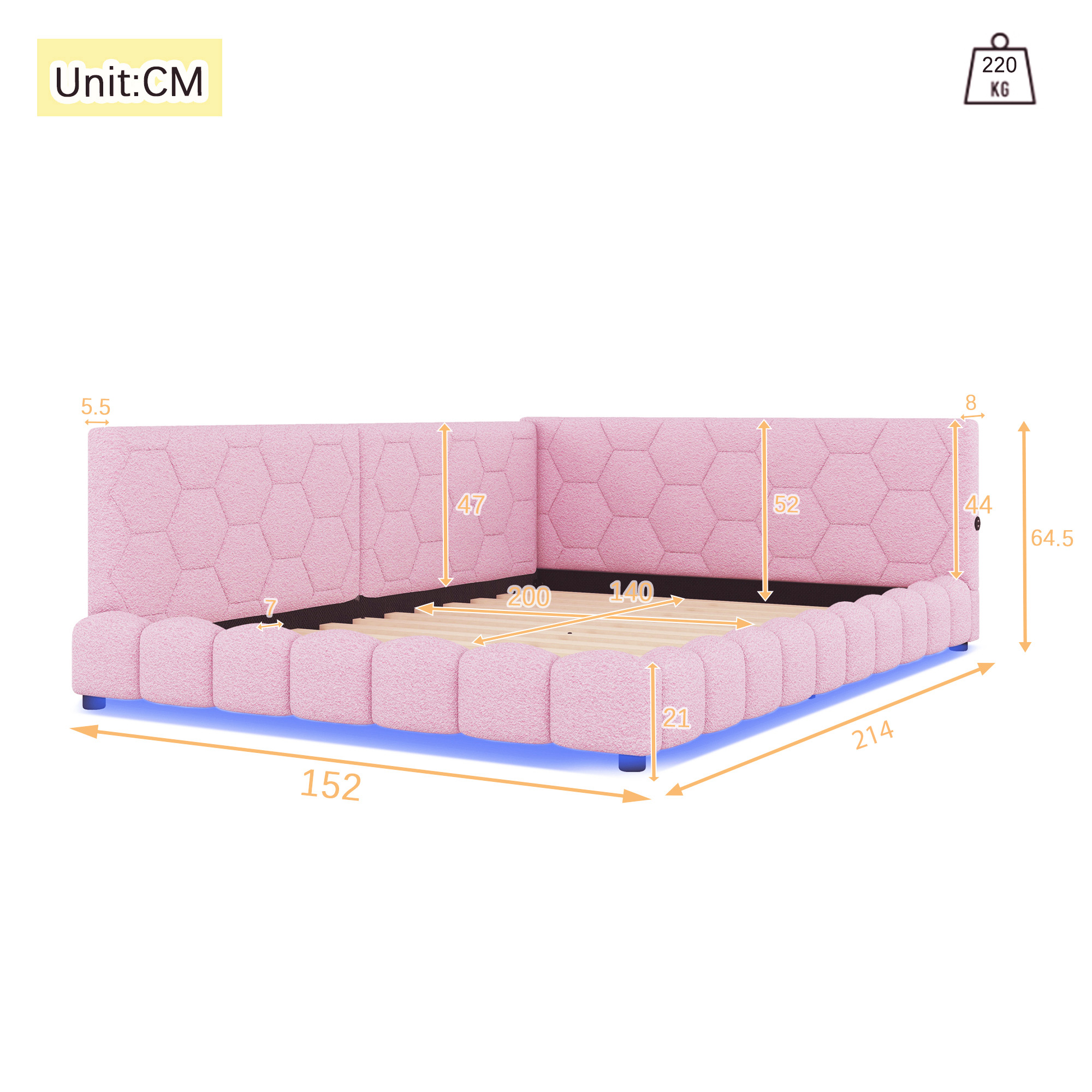 Dimensions du lit banquette