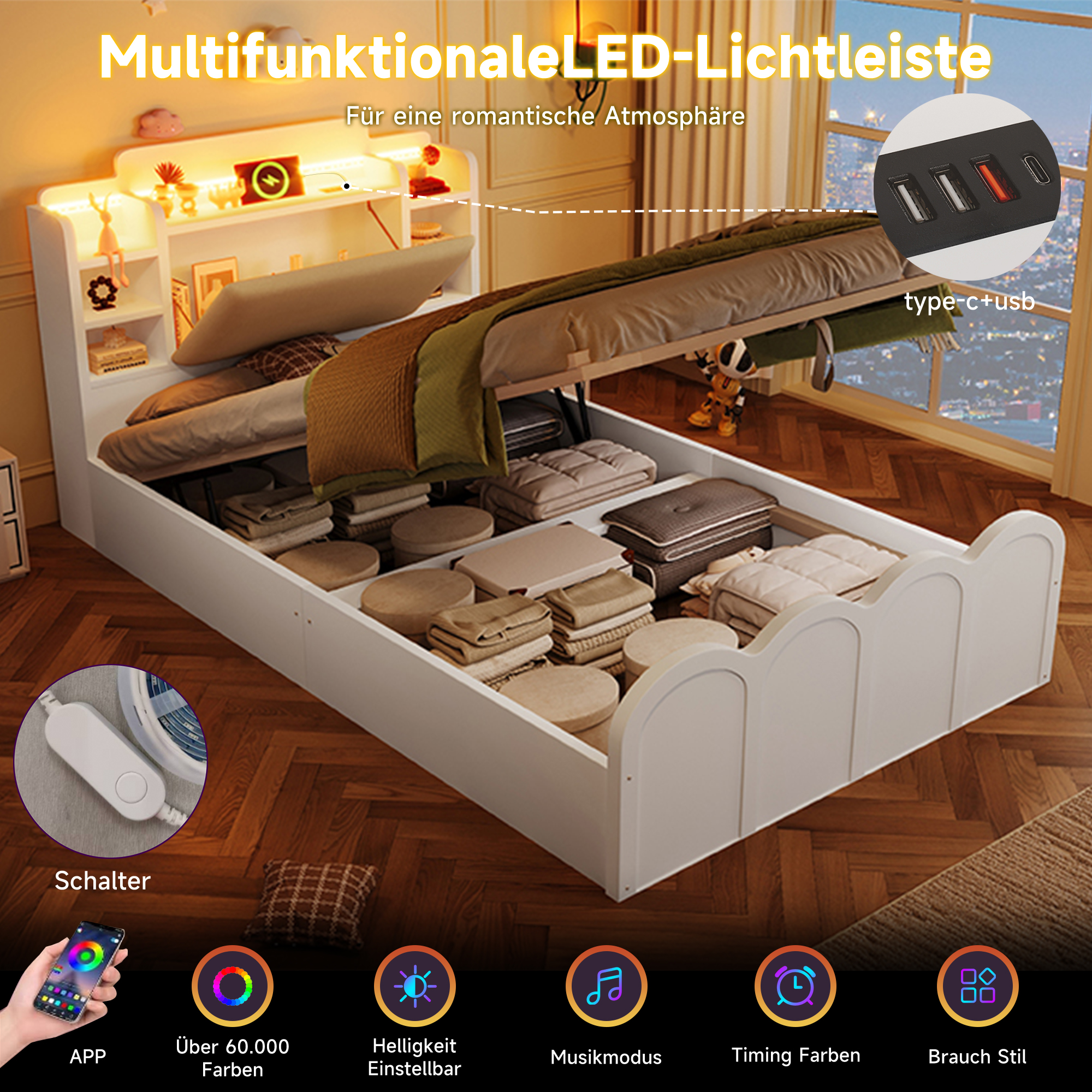 Détail du lit