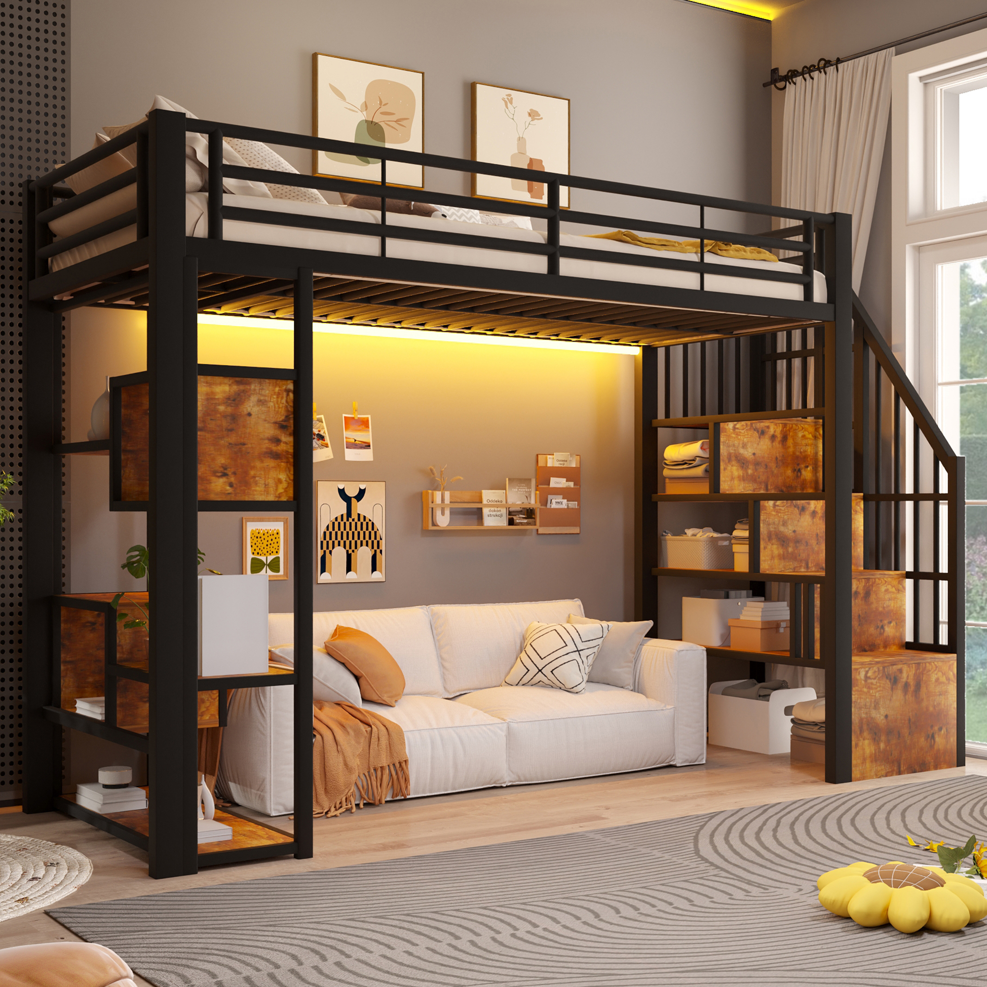 lit mezzanine enfant - vue 2