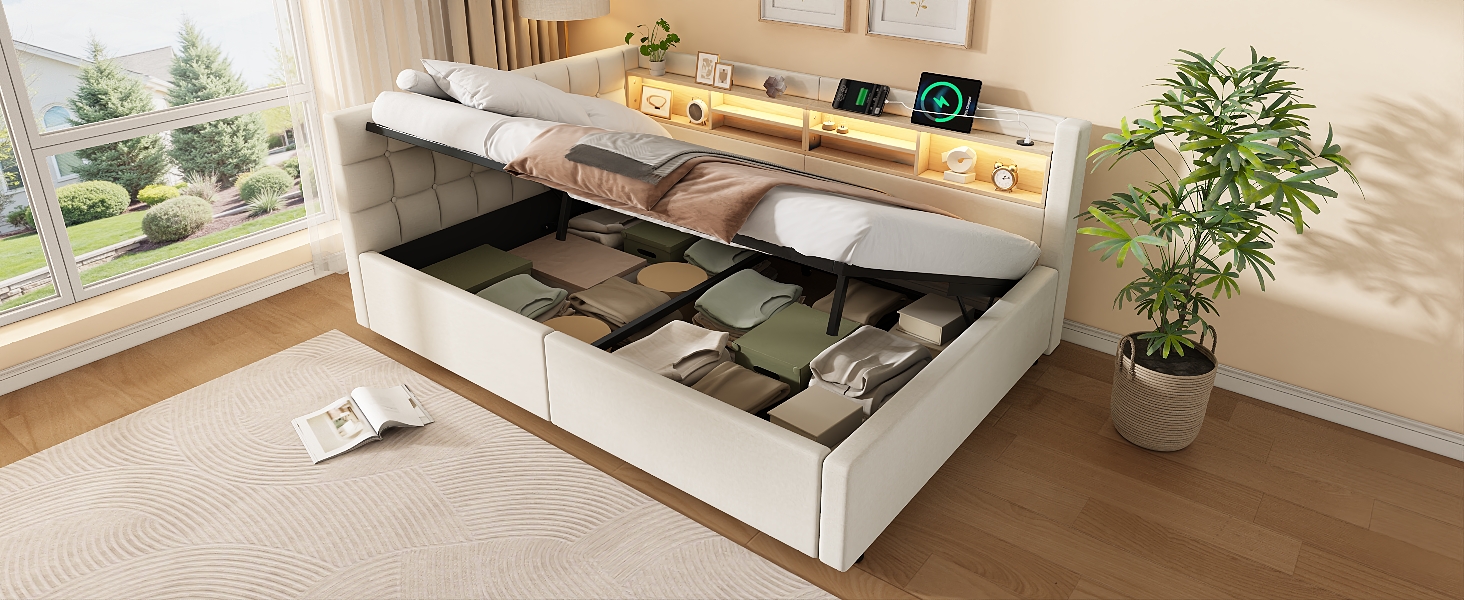 Détail du lit banquette