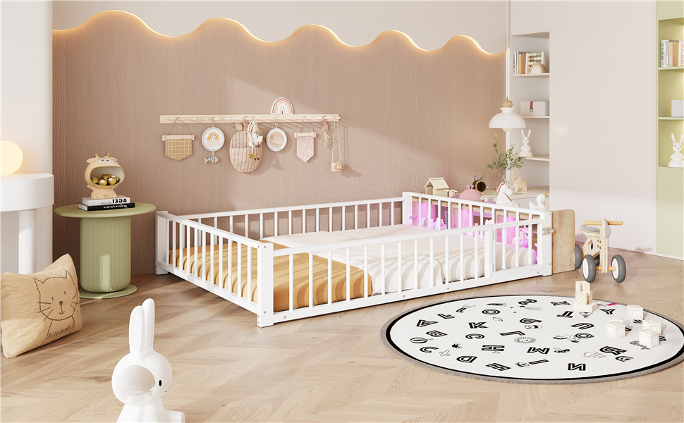 Lit enfant en métal avec compartiment de rangement - image 15