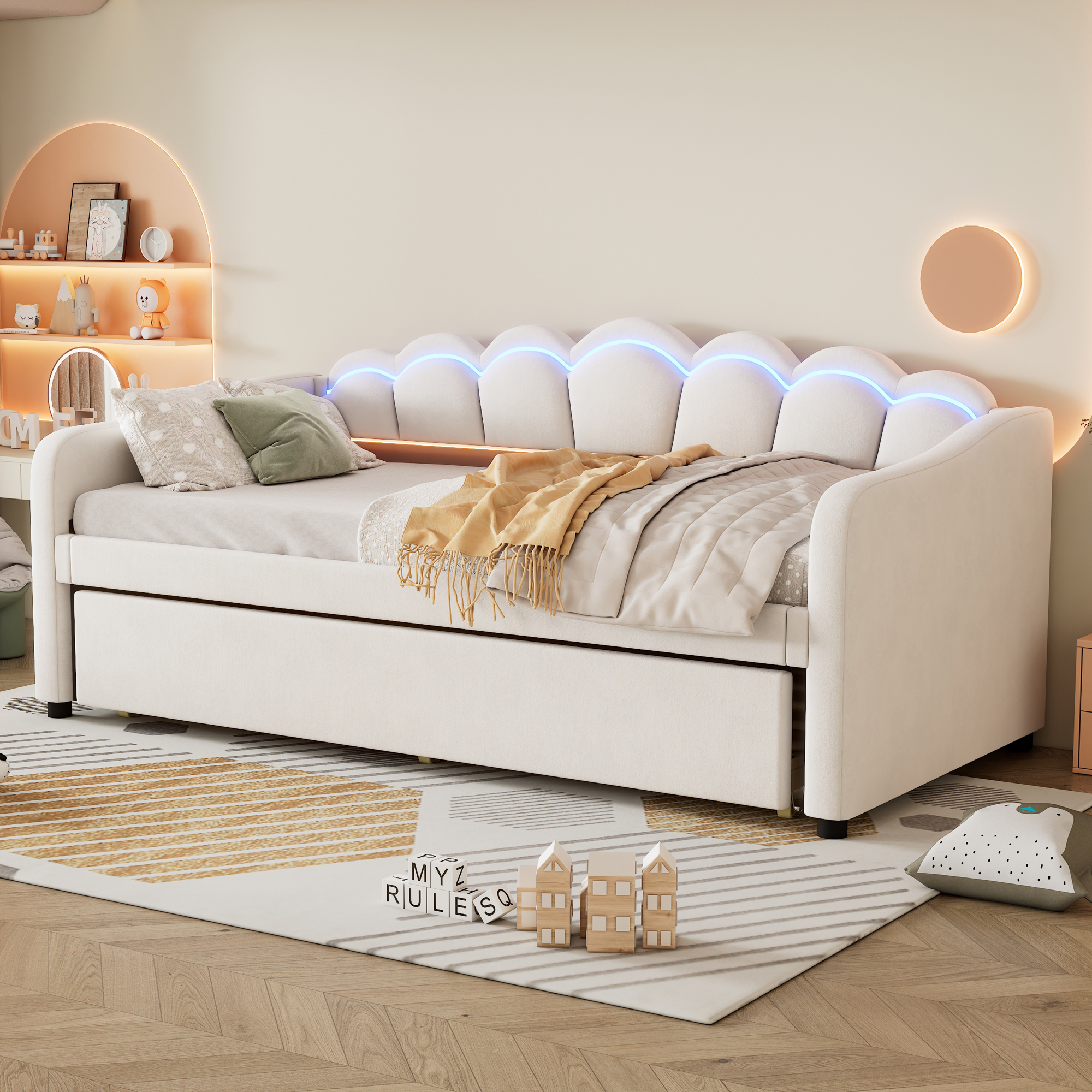 Détail du lit banquette