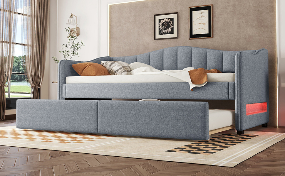 Détail du lit banquette