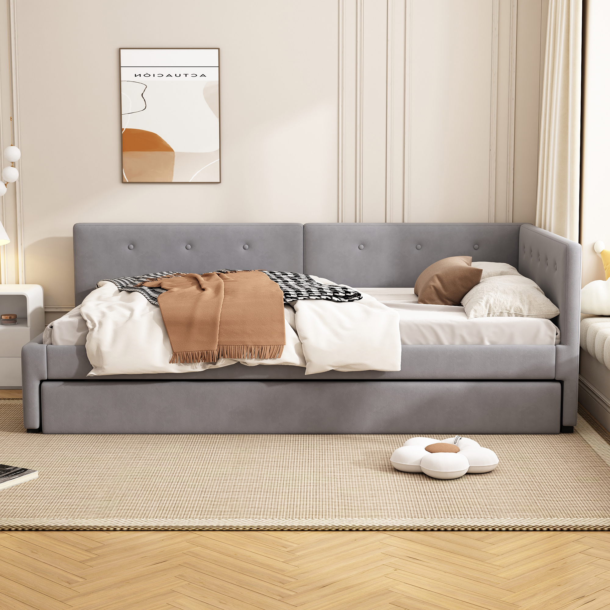 Détail du lit banquette