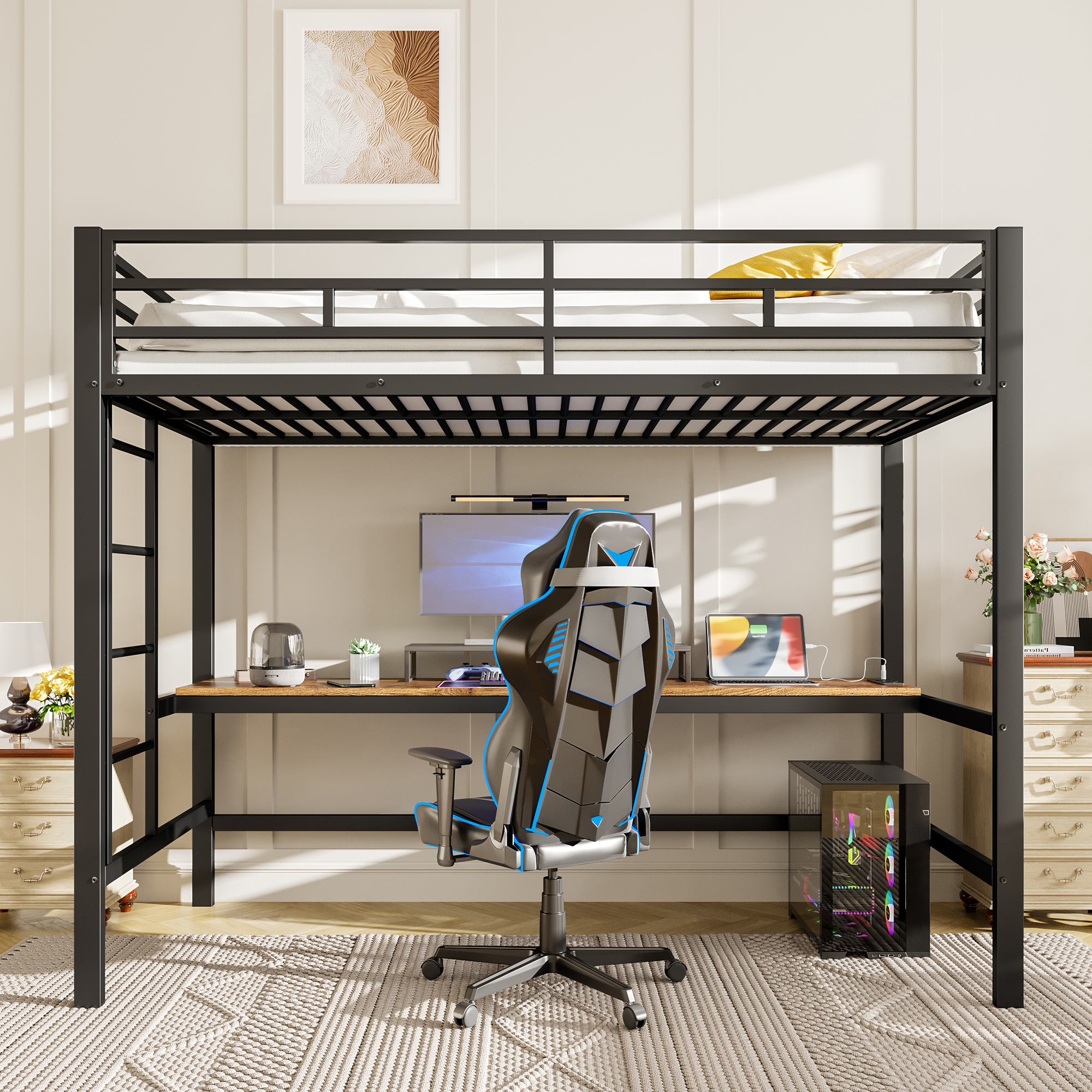 Détail du lit mezzanine