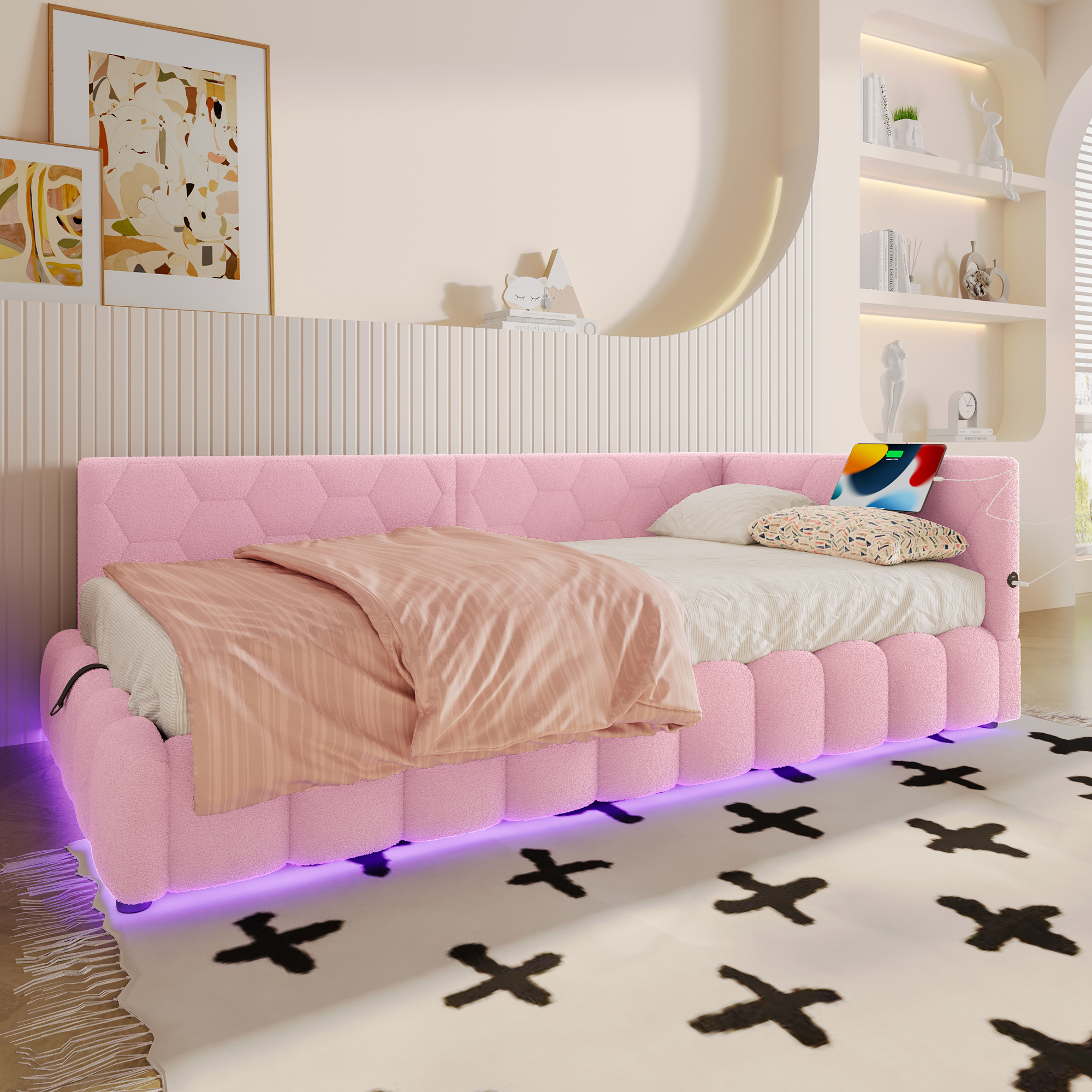 Détail du lit banquette