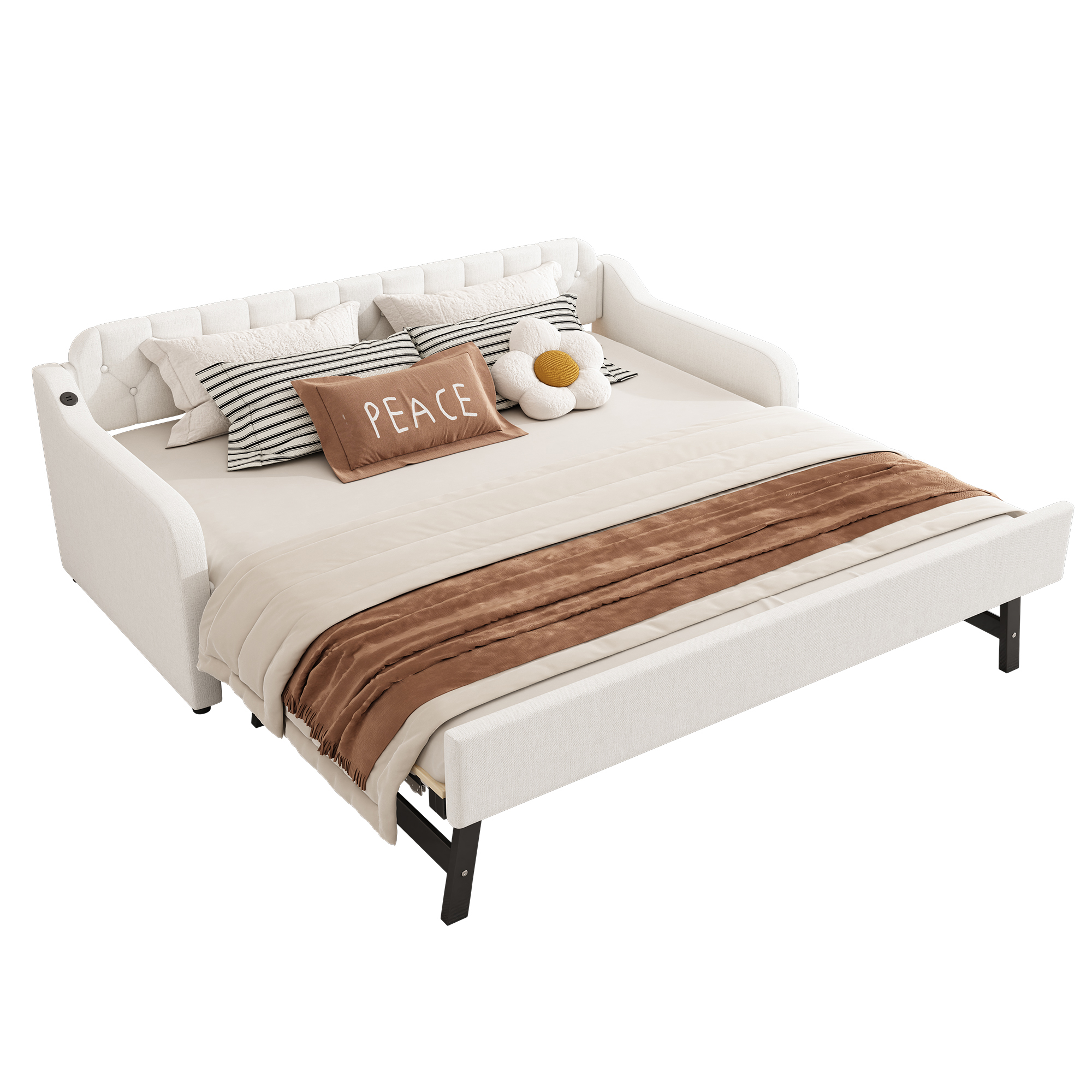 Détail du lit banquette