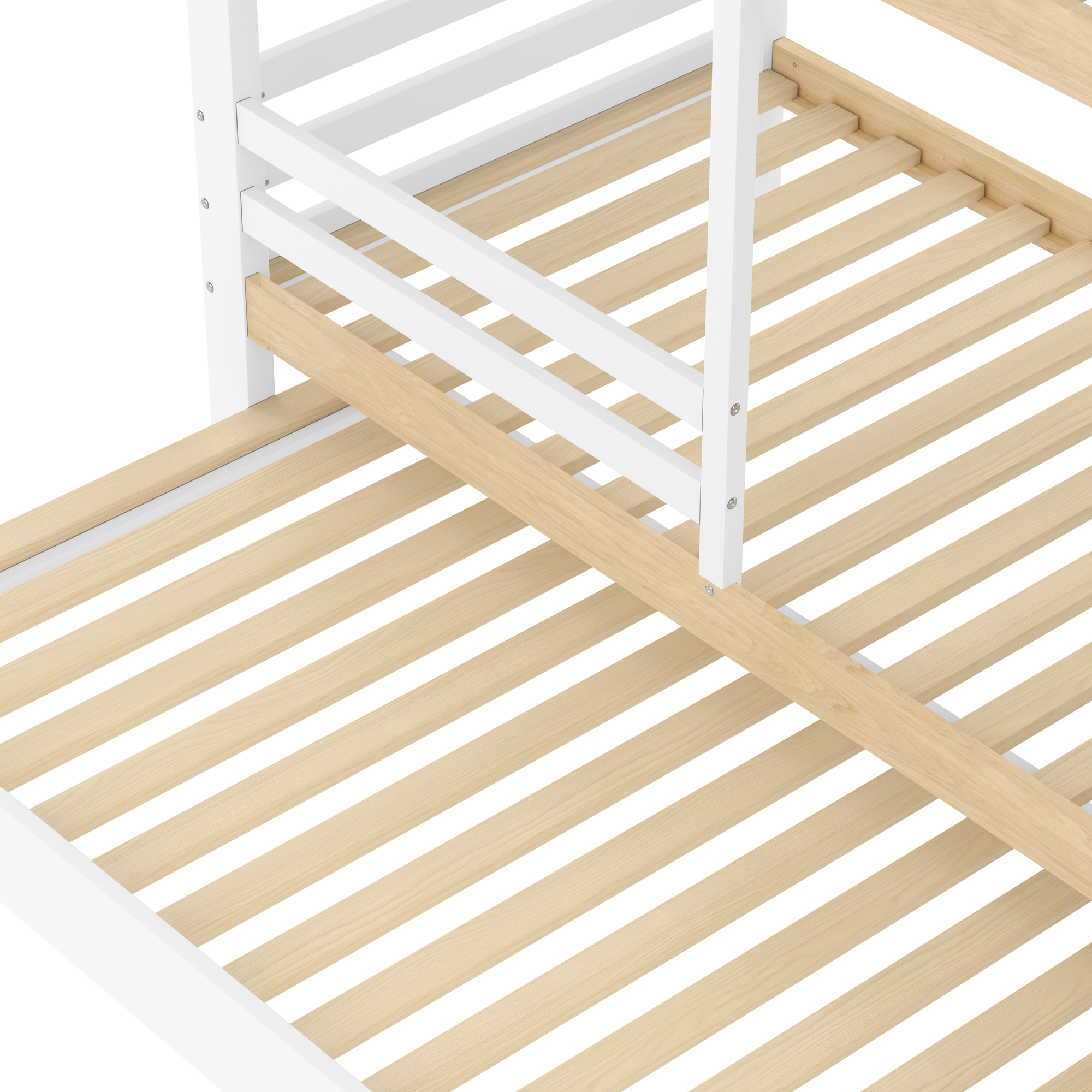 lit superposé enfant cabane - vue 5
