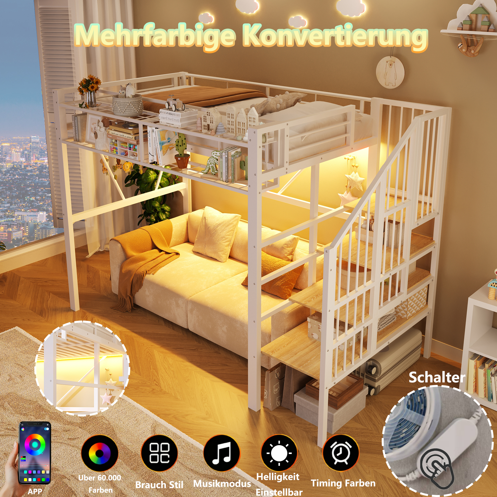 lit mezzanine enfant - vue 3