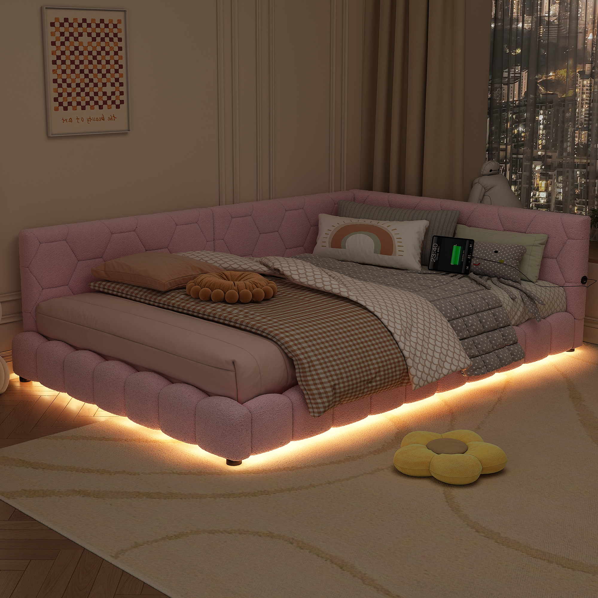 Détail du lit banquette