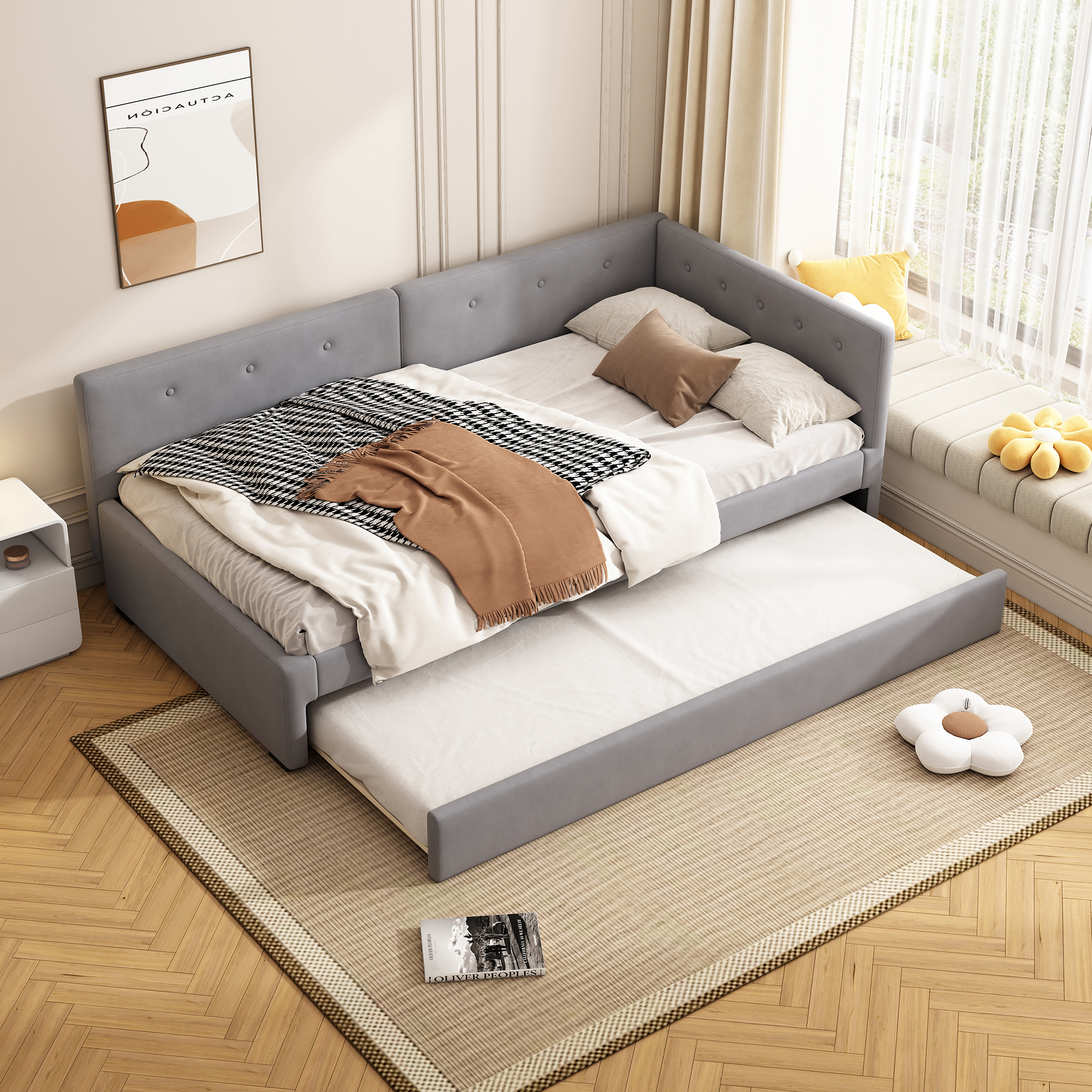 Détail du lit banquette