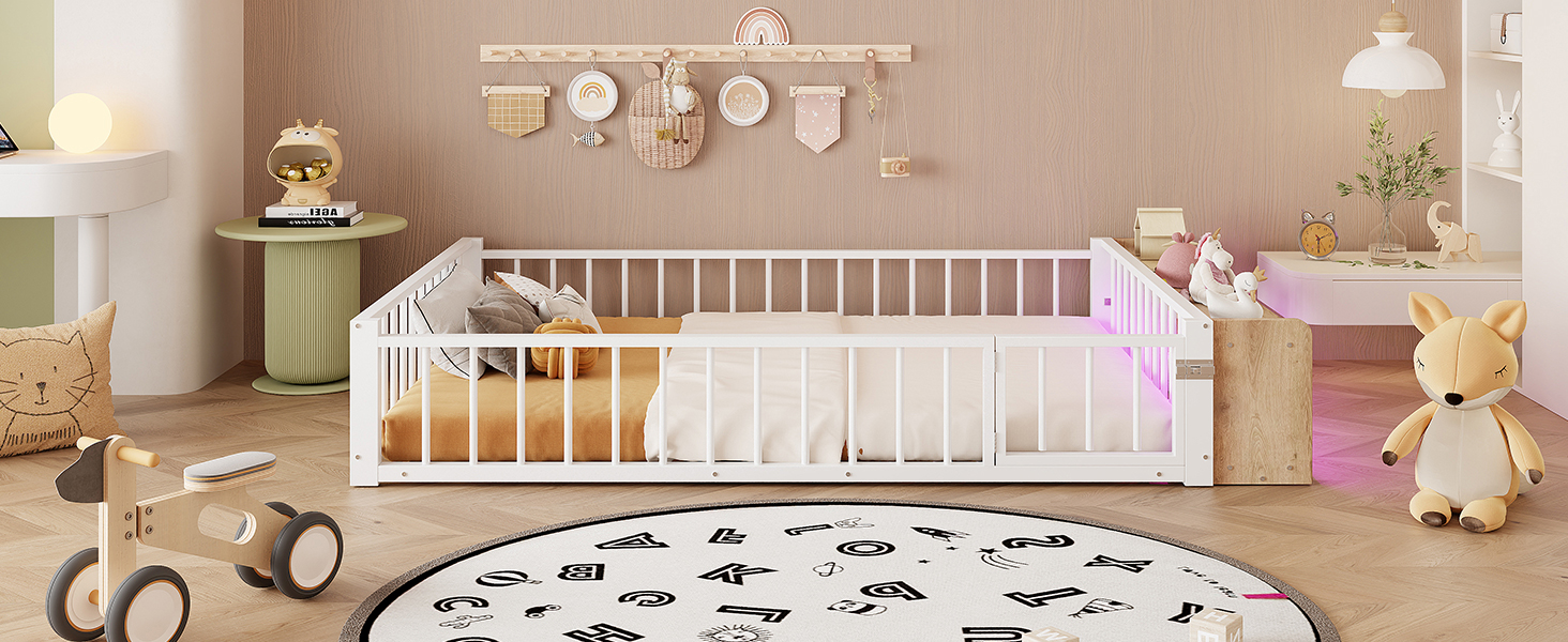 Lit enfant en métal avec compartiment de rangement - image 18