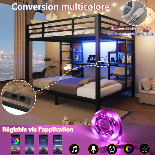 Éclairage LED multicolore