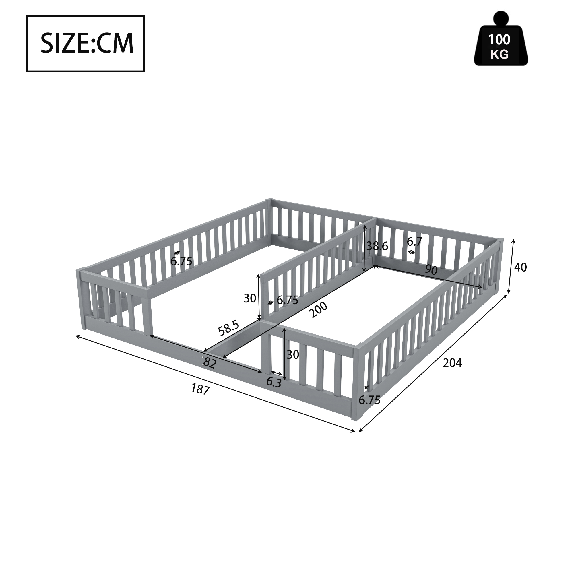 Dimensions du lit simple