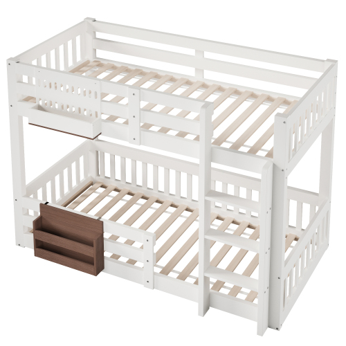 Structure du lit superposé en pin et MDF