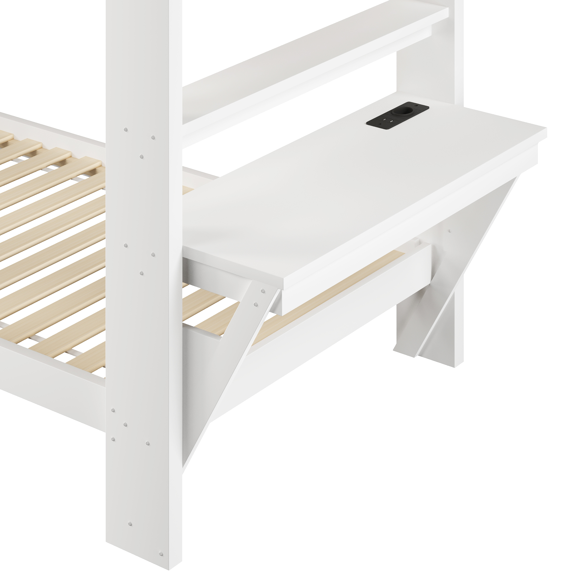 Lit mezzanine avec bureau – Dimensions et indications de couchage