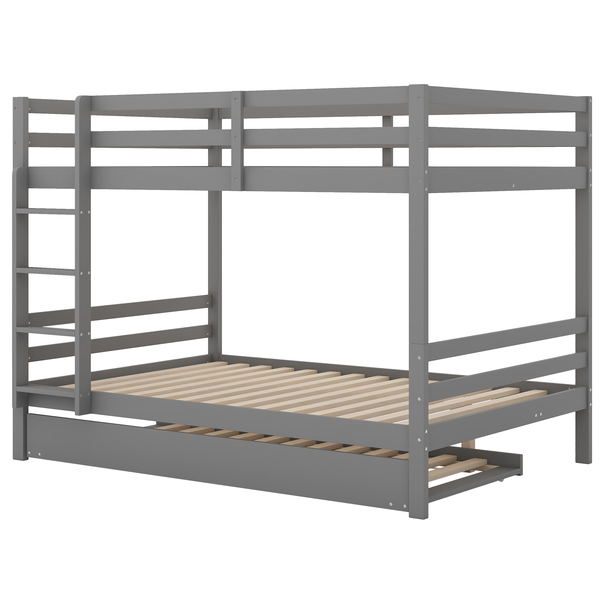 Lit en pin et MDF avec lit escamotable, design simple élégant, pour chambre, couchage invités, utilisation flexible, style moderne, stabilité, durabilité, facile montage, pour famille et invités - image 8