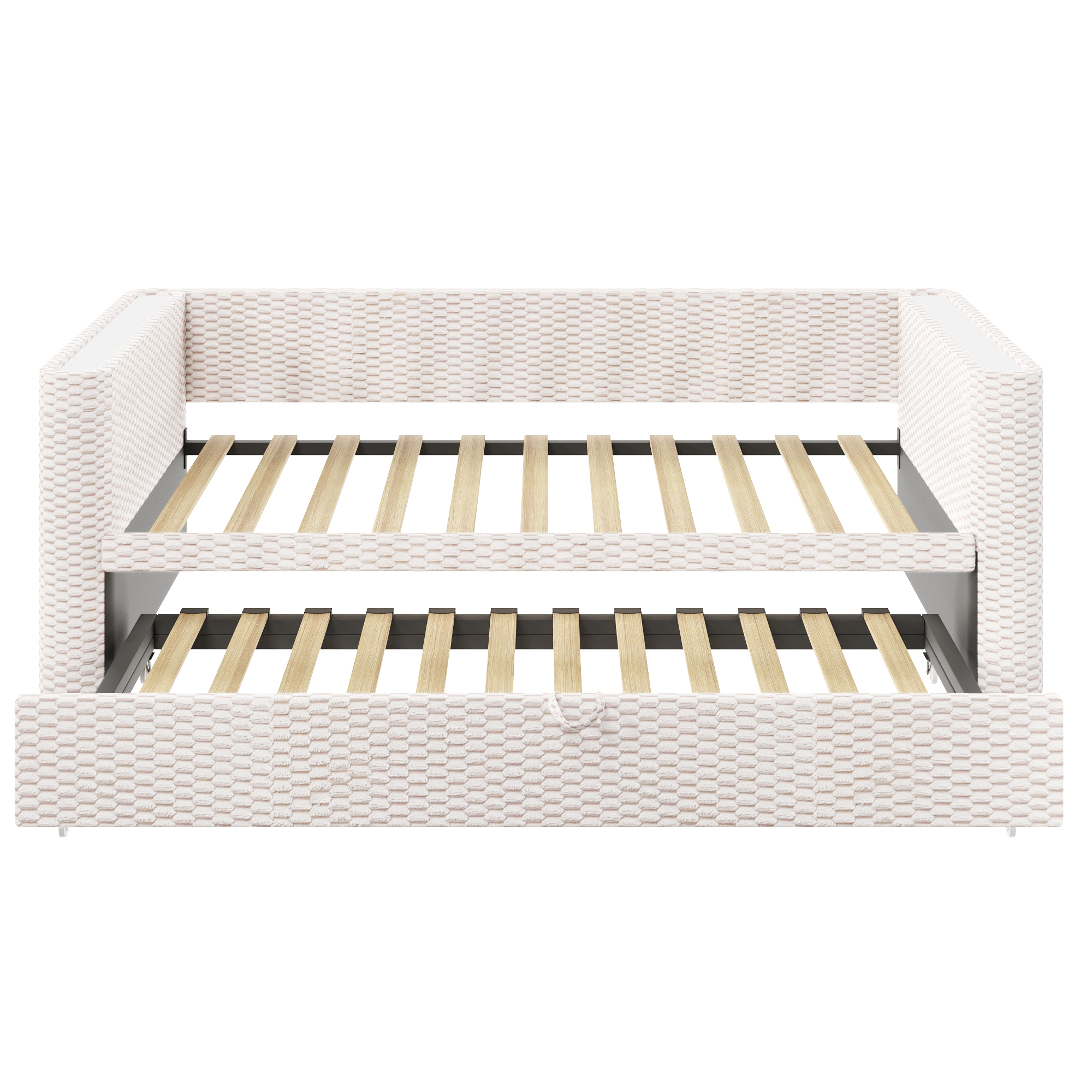 Daybed convertible 90/180 x 200 cm en velours et M - image 17