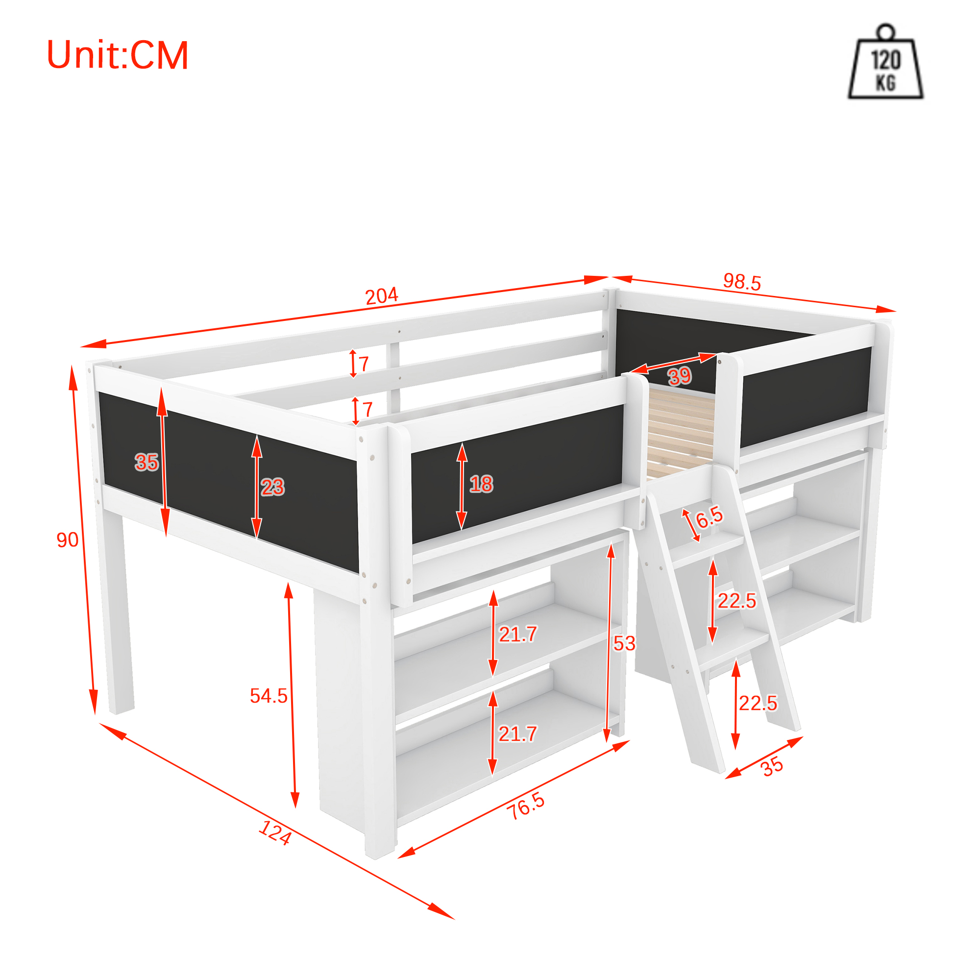 Dimensions du lit