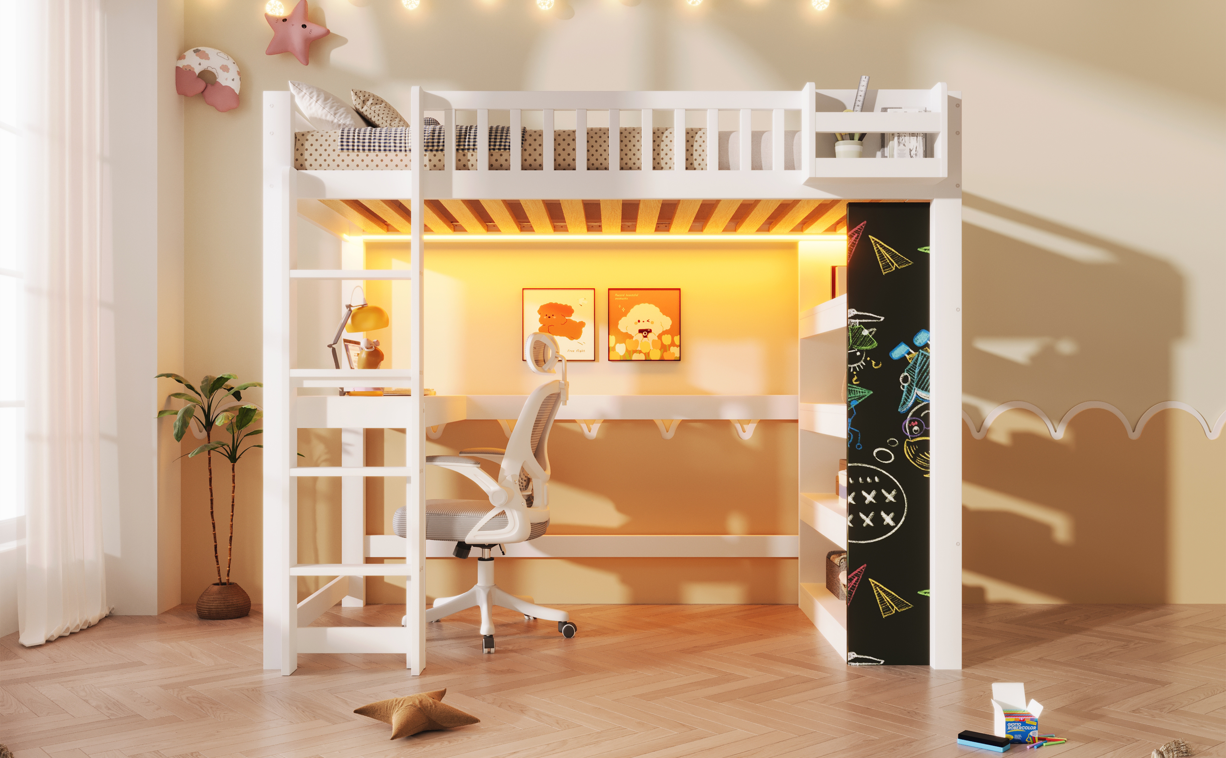 structure en MDF et pin