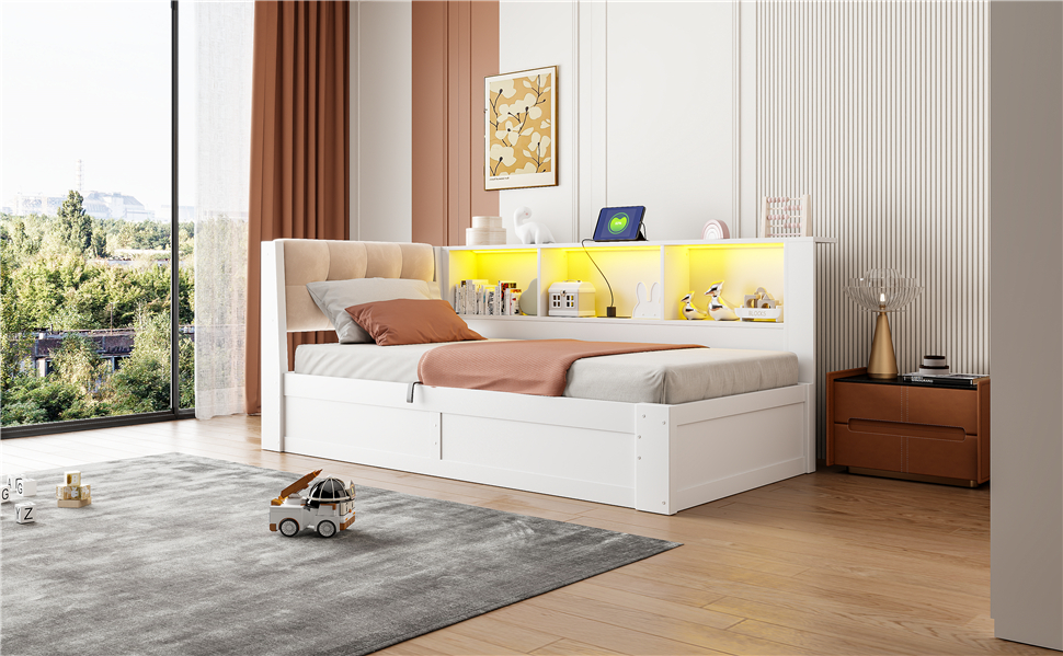 Détail du lit banquette