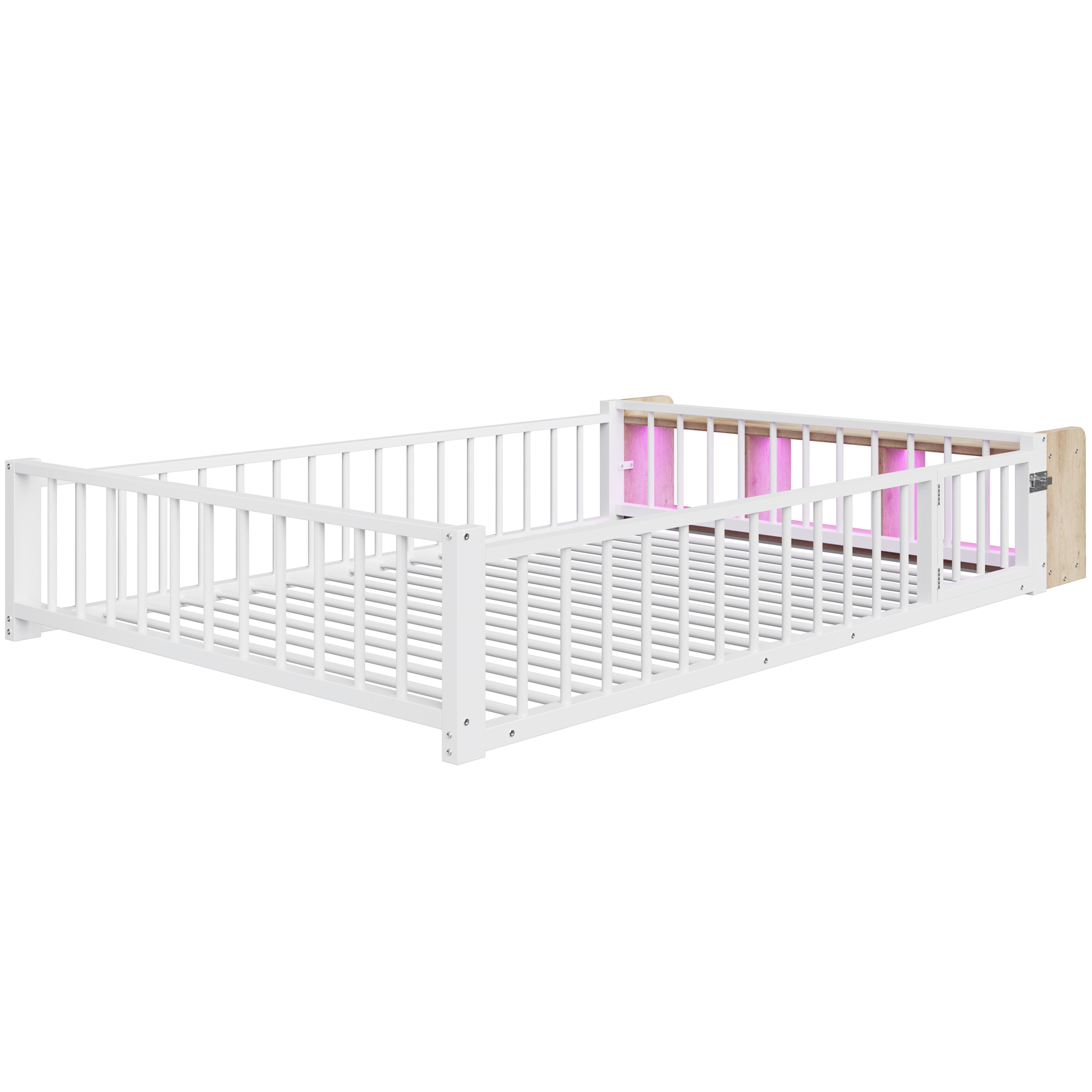 Lit enfant en métal avec compartiment de rangement - image 12