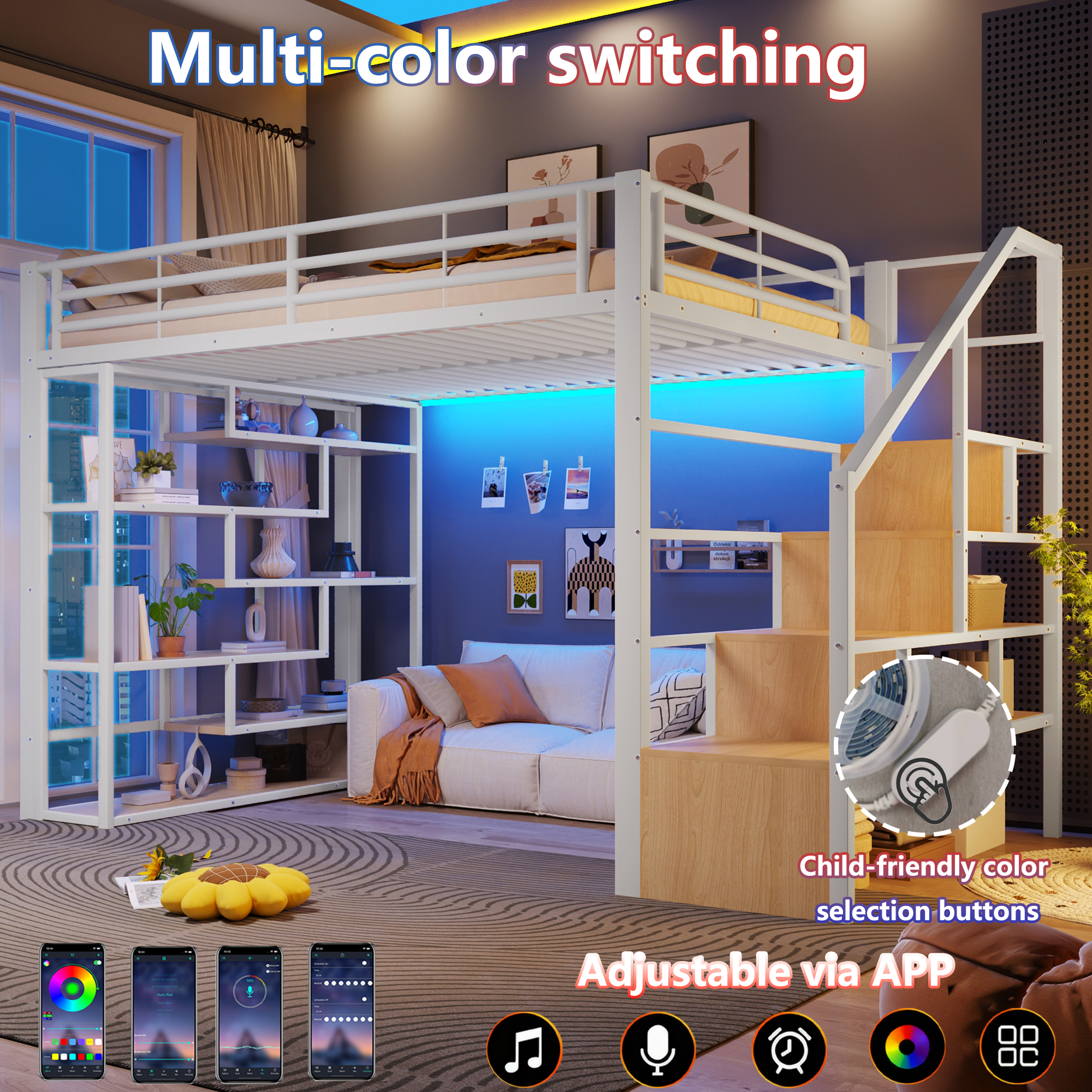 lit mezzanine enfant - vue 1
