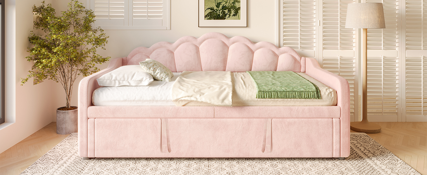 Daybed convertible avec lit escamotable 90/180 x 2 - image 22