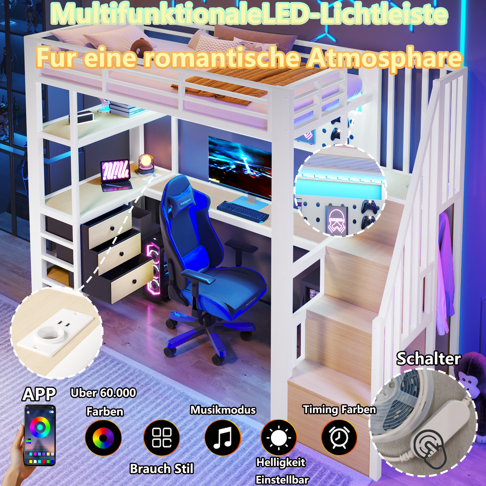 lit mezzanine enfant - vue 5