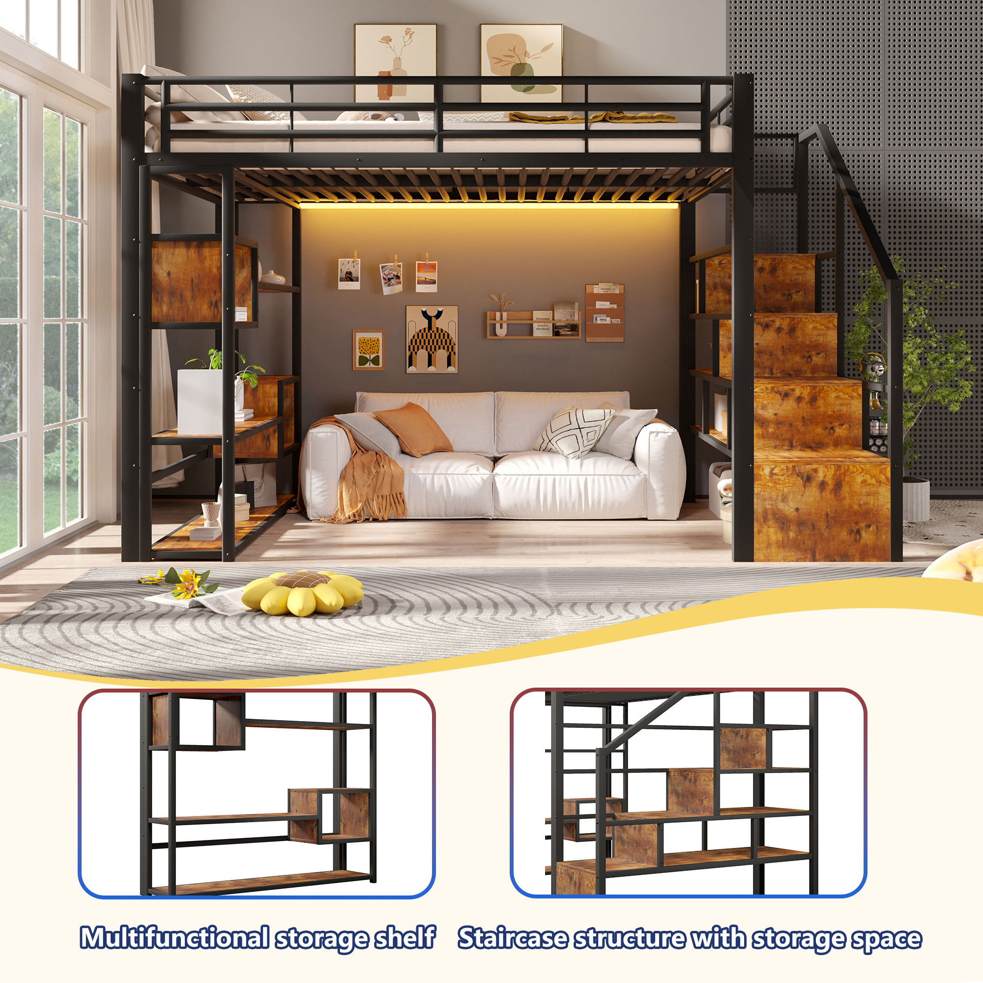 lit mezzanine enfant - vue 1