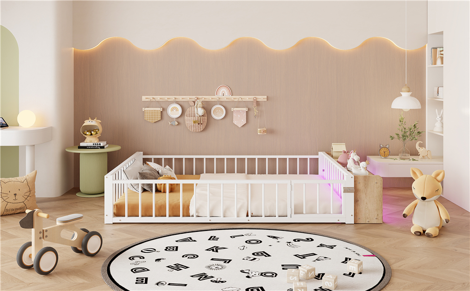 Lit enfant en métal avec compartiment de rangement - image 16