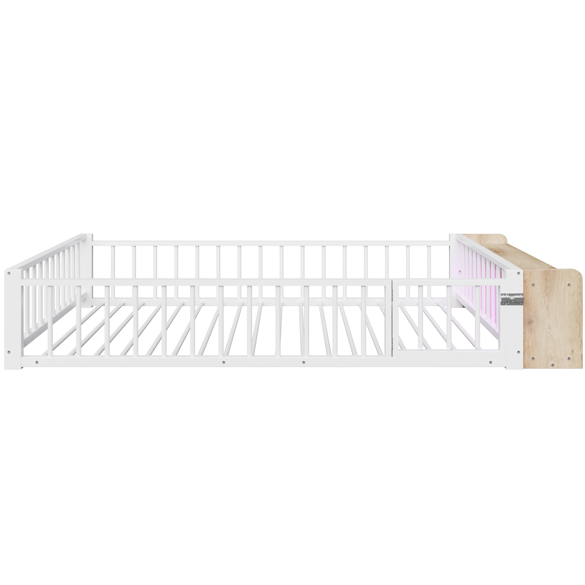 Lit enfant en métal avec compartiment de rangement - image 7