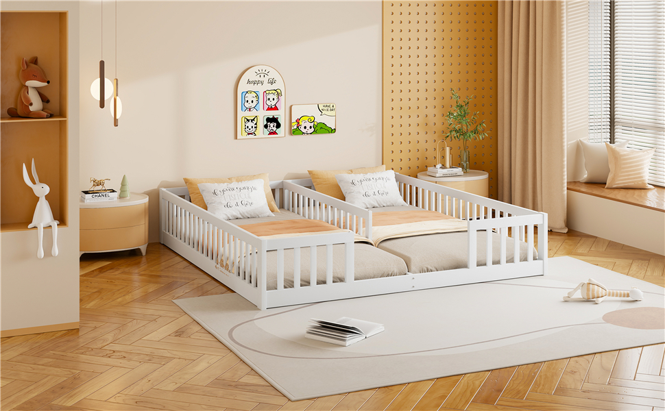 lit enfant blanc
