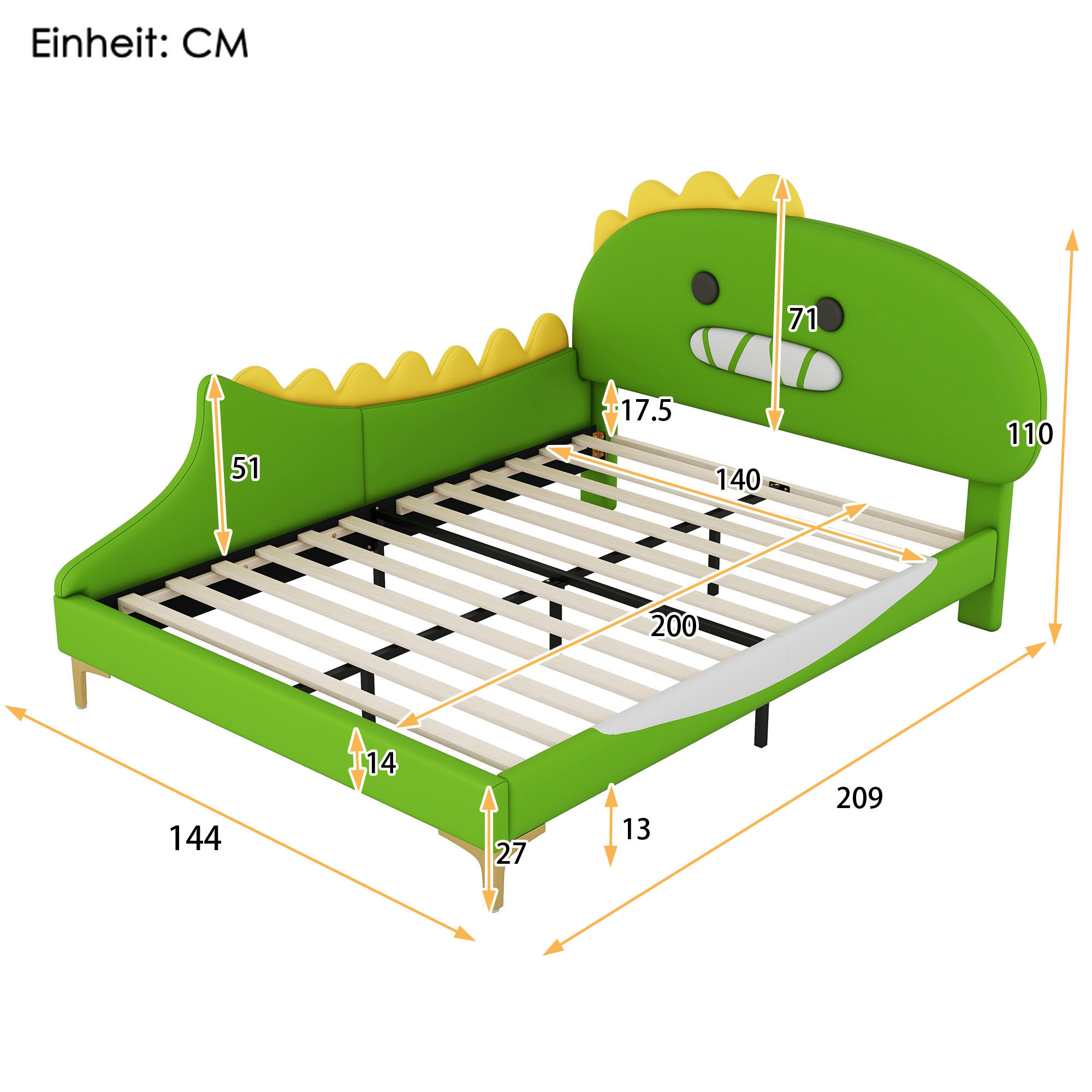 Dimensions du lit simple