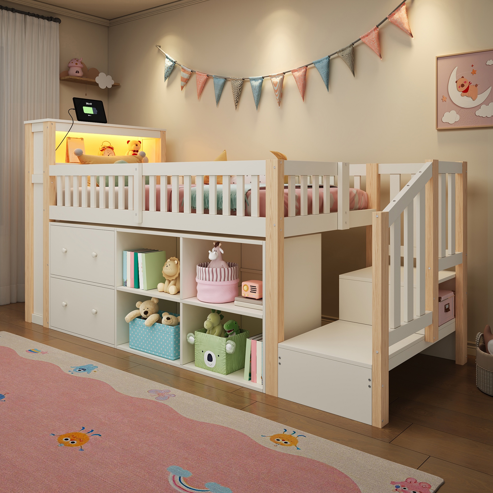lit mezzanine enfant - vue 3