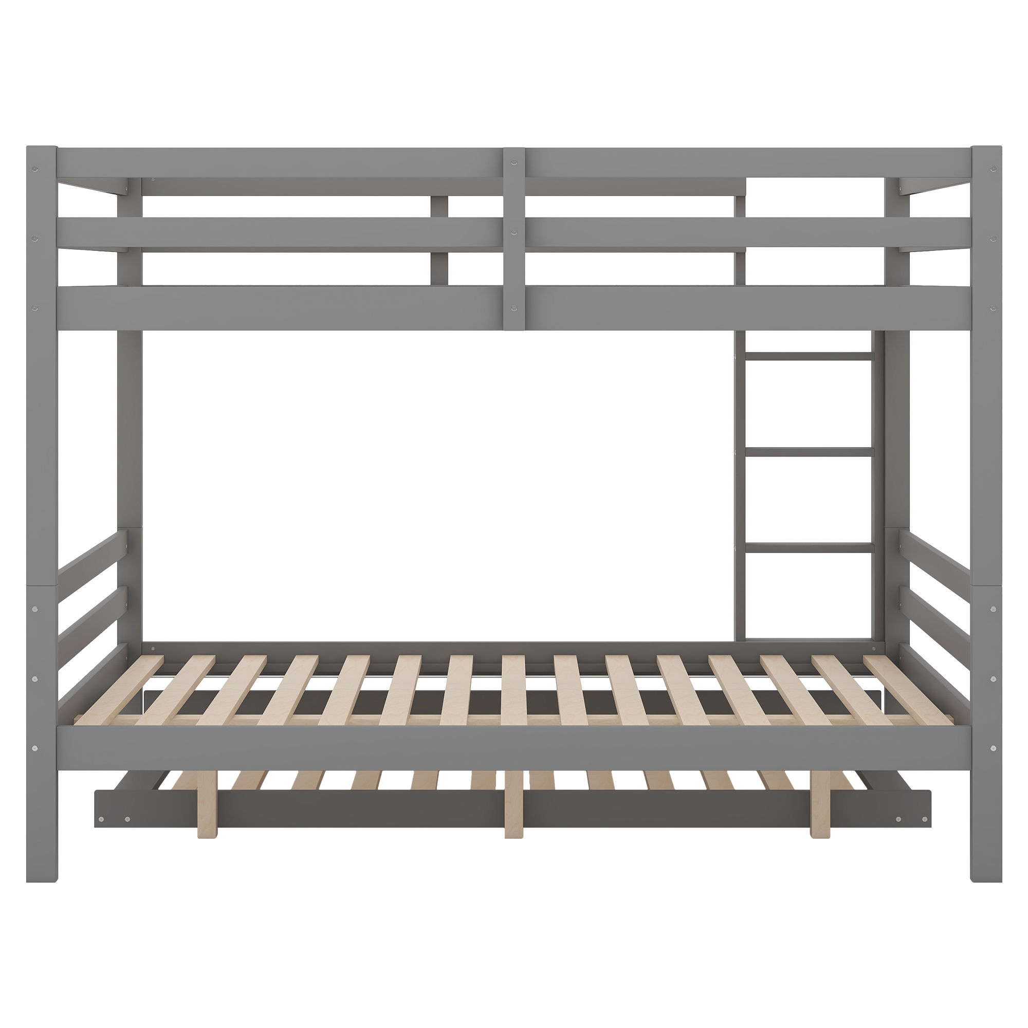 Lit en pin et MDF avec lit escamotable, design simple élégant, pour chambre, couchage invités, utilisation flexible, style moderne, stabilité, durabilité, facile montage, pour famille et invités - image 10