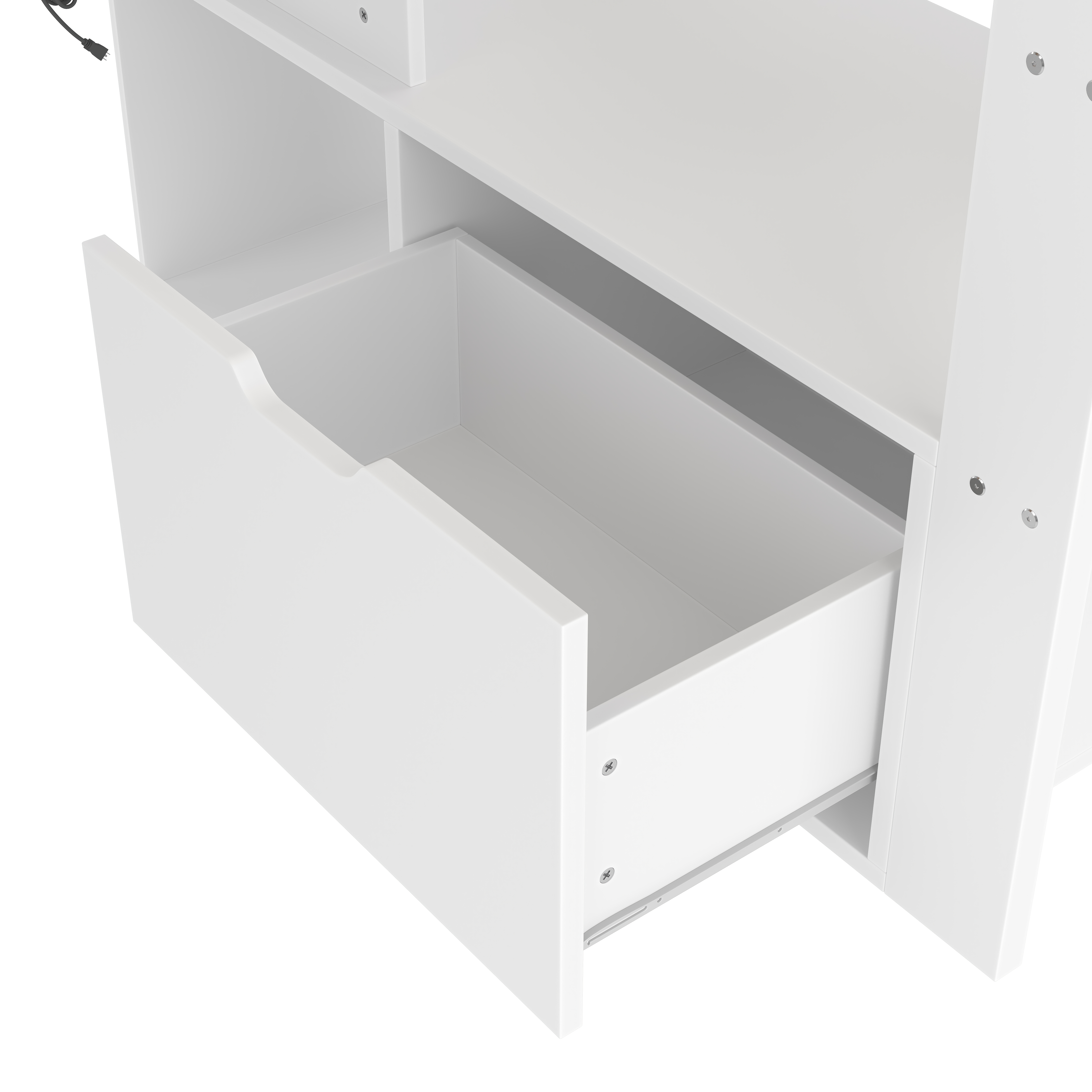 lit mezzanine avec bureau - vue 1