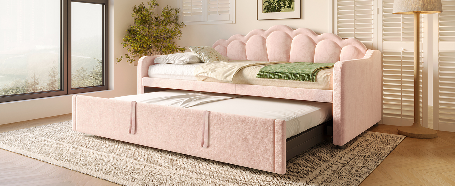 Daybed convertible avec lit escamotable 90/180 x 2 - image 23