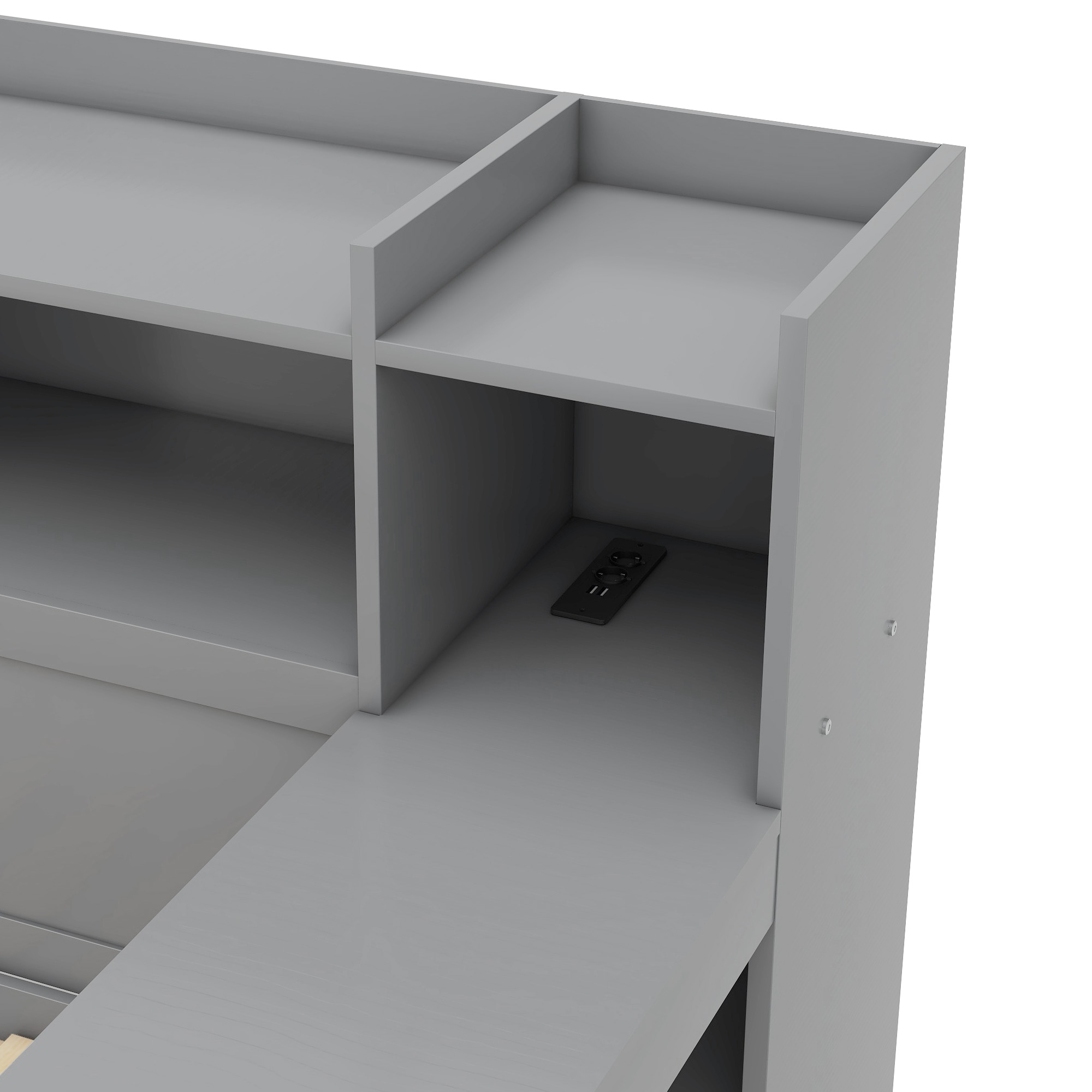 Lit multifonction avec ports de charge USB, éclair - image 9