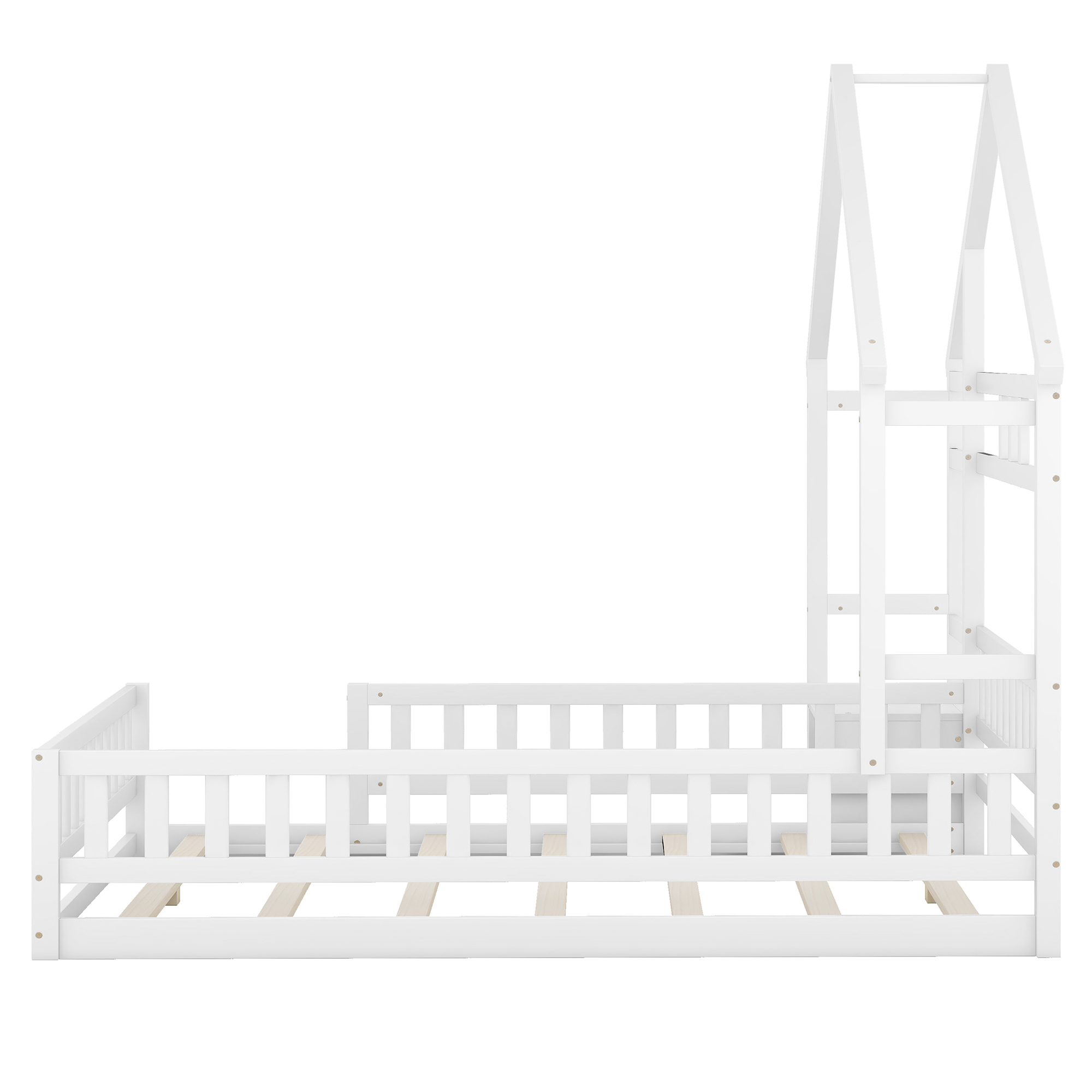 Lit cabane en pin massif