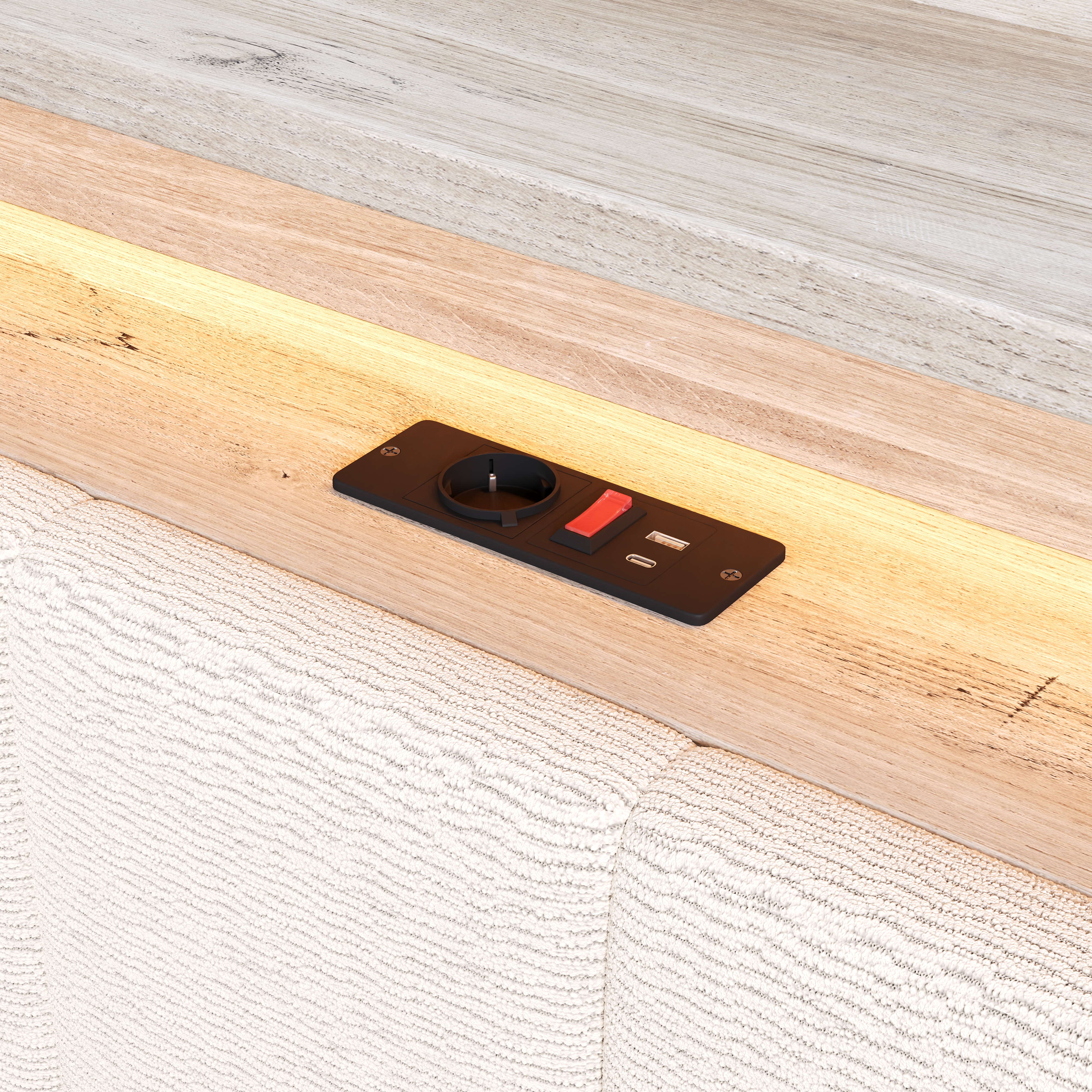 Lit banquette coffre – Dimensions, coloris et revêtement