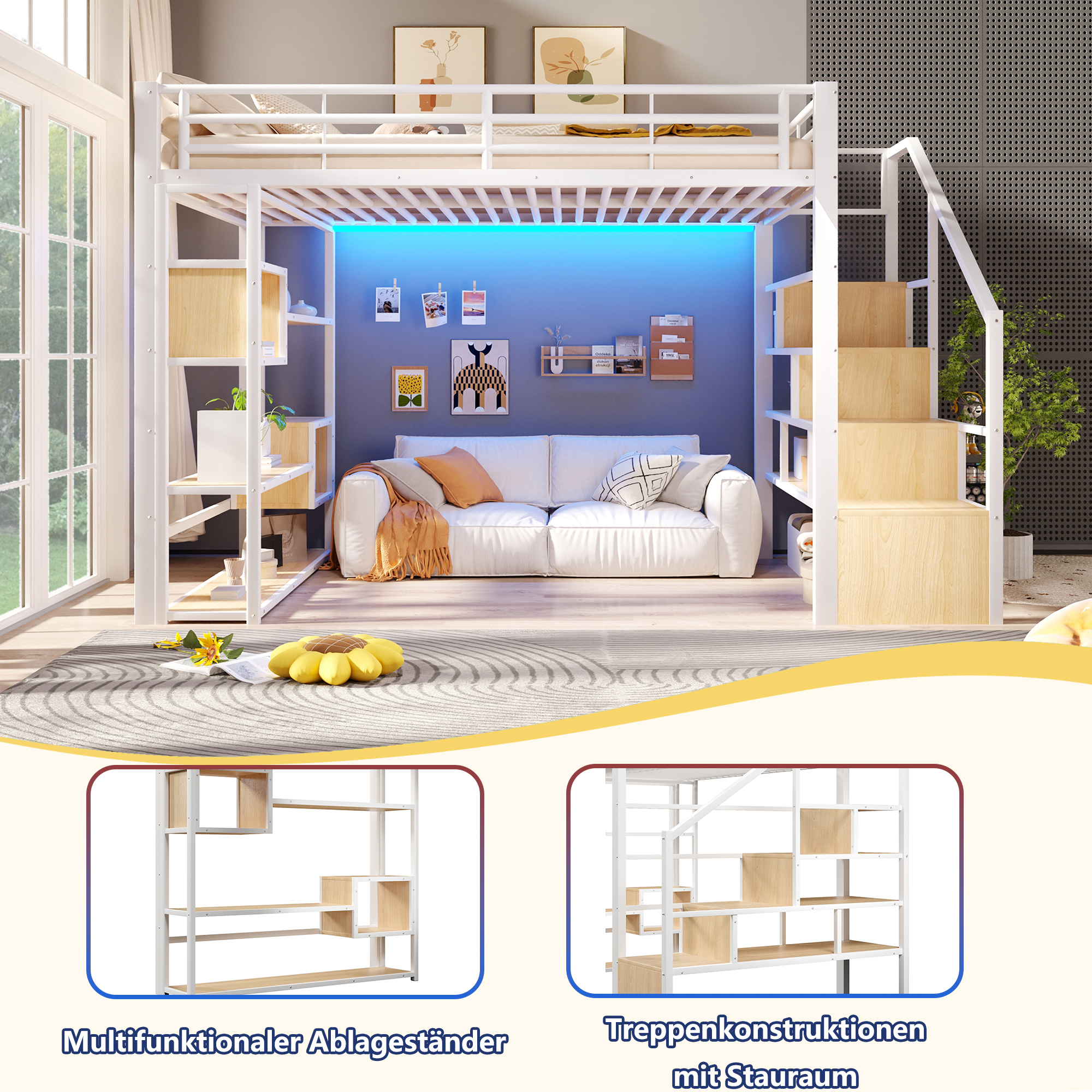 lit mezzanine enfant - vue 1