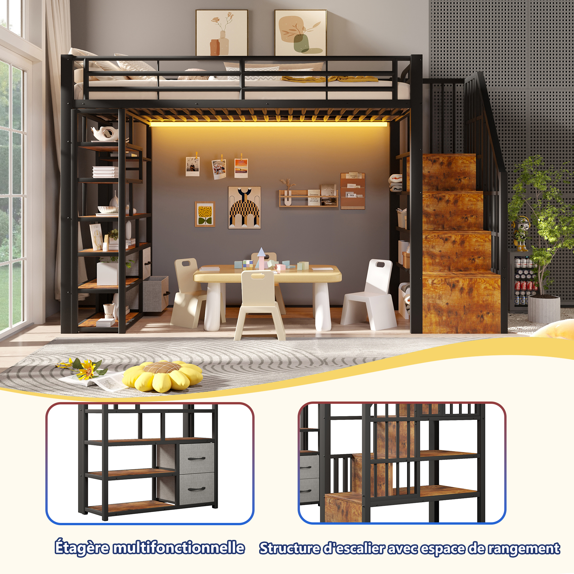 Présentation du lit mezzanine