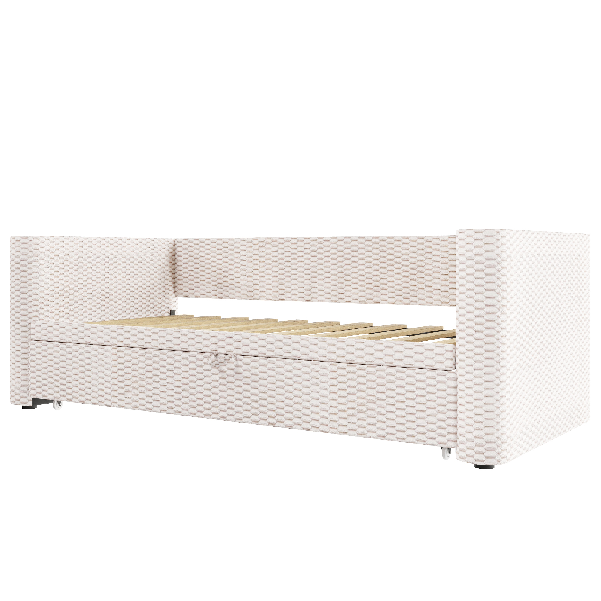 Daybed convertible 90/180 x 200 cm en velours et M - image 19