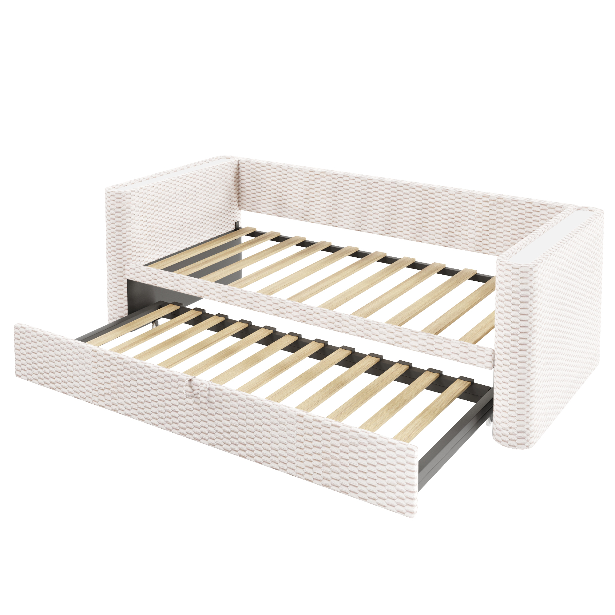 Daybed convertible 90/180 x 200 cm en velours et M - image 18