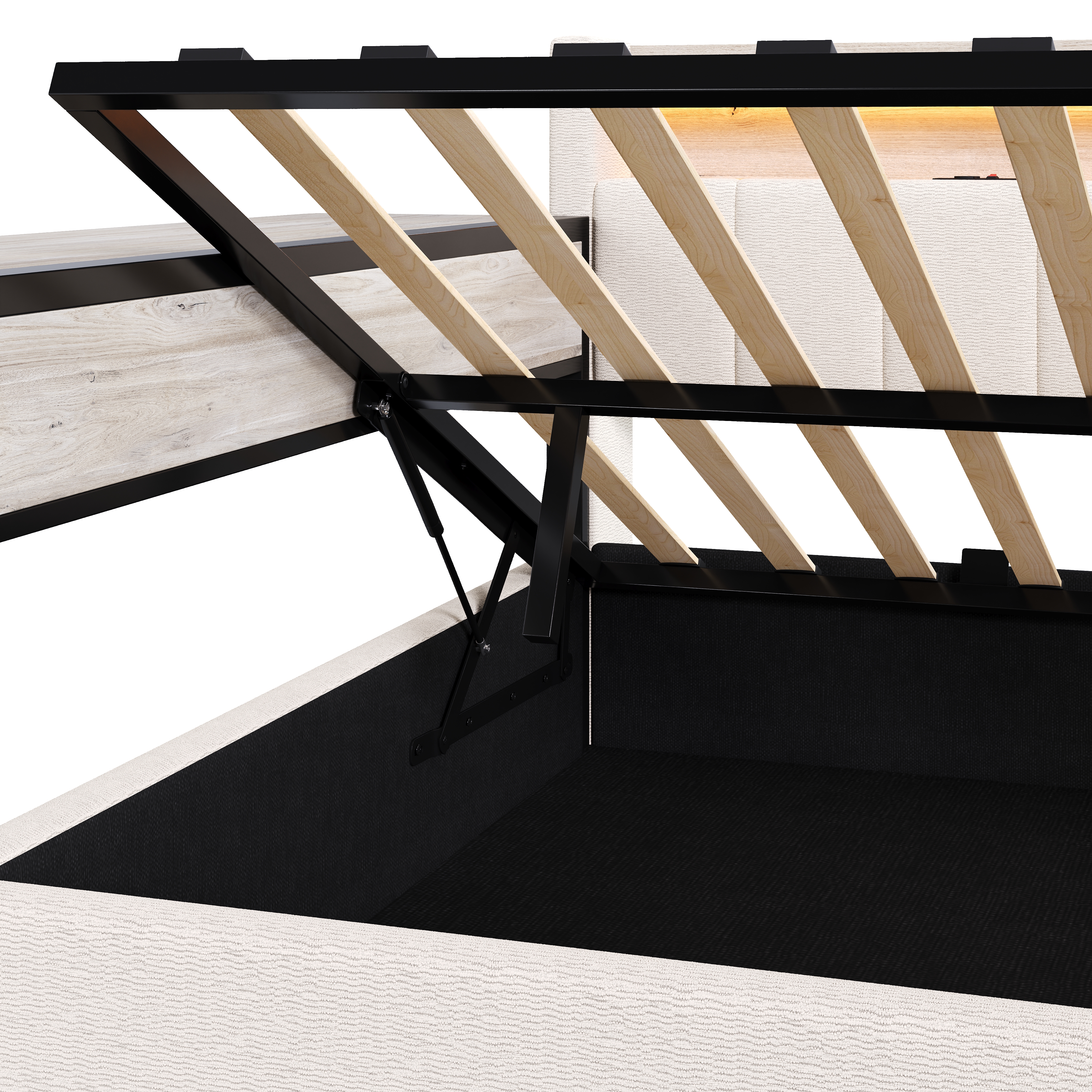 Lit banquette coffre – Dimensions, coloris et revêtement