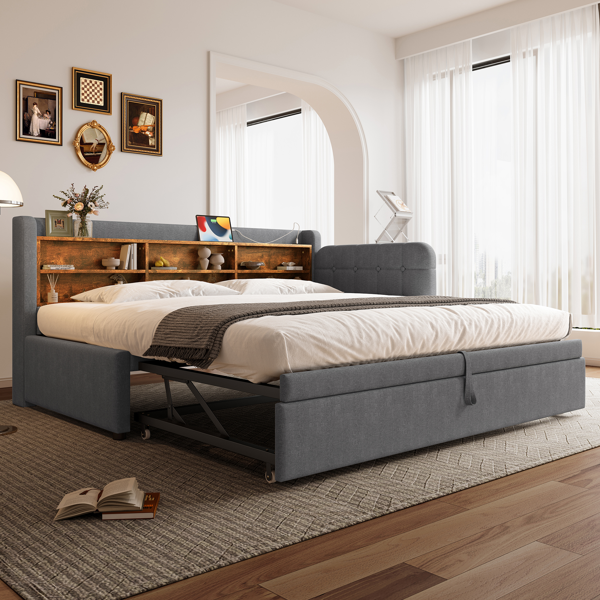 Détail du lit banquette