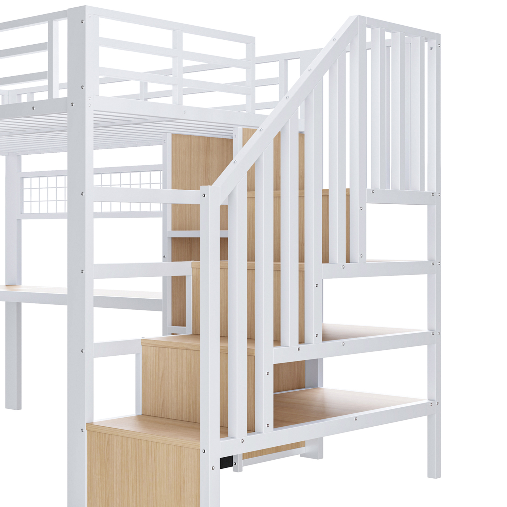 Escalier multifonction avec rangements