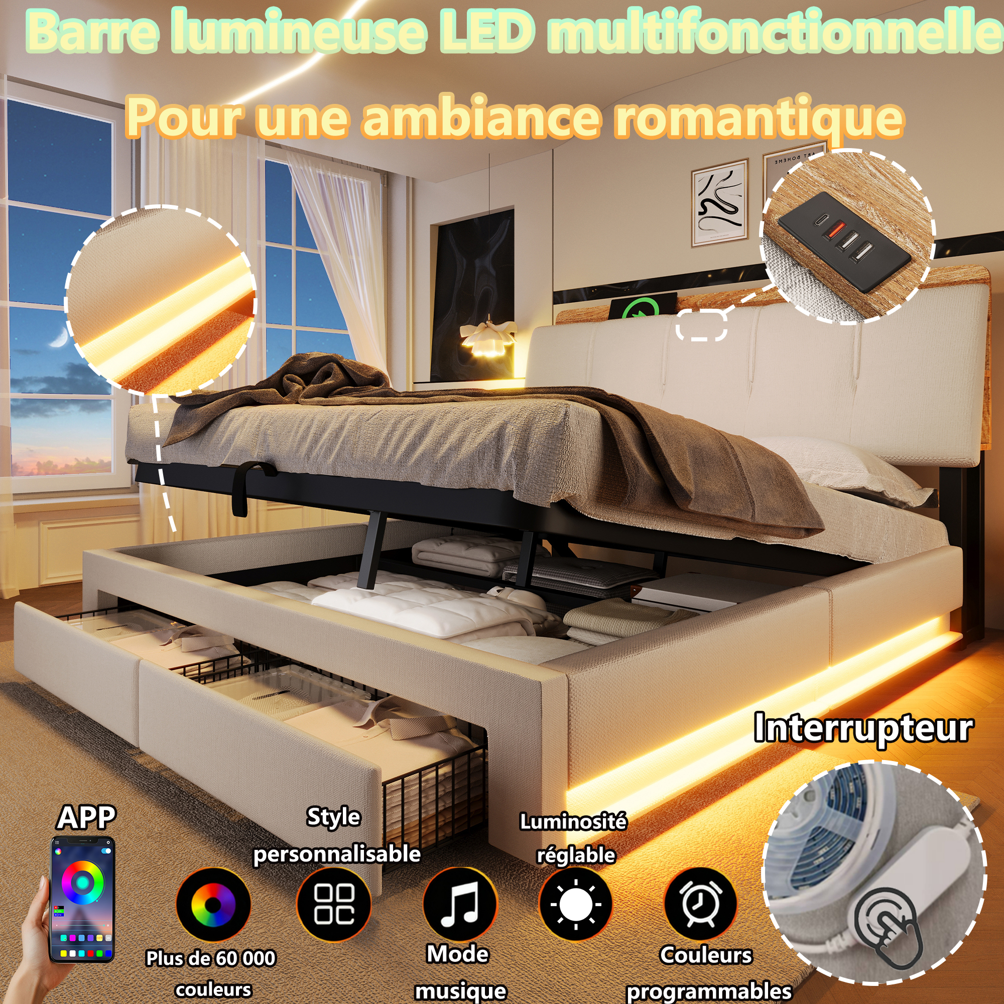 lit 2 places - vue 5