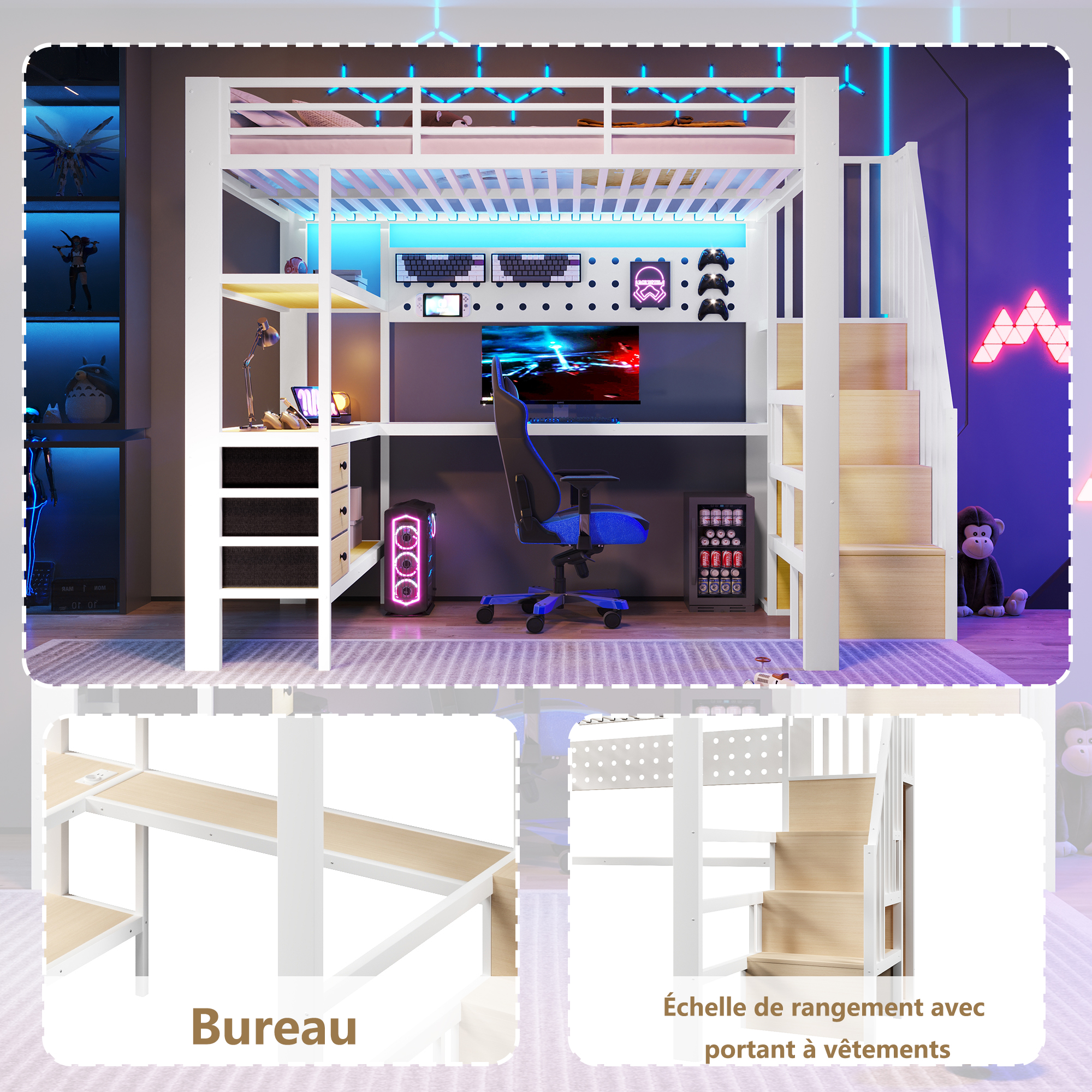 lit mezzanine enfant - vue 5